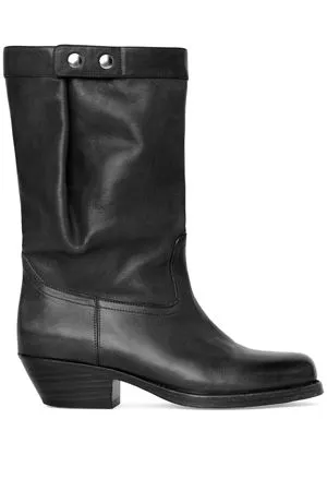 ISABEL MARANT Calzature,Stivaletti Stivali Ademe in pelle nera 