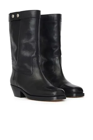 ISABEL MARANT Calzature,Stivaletti Stivali Ademe in pelle nera 