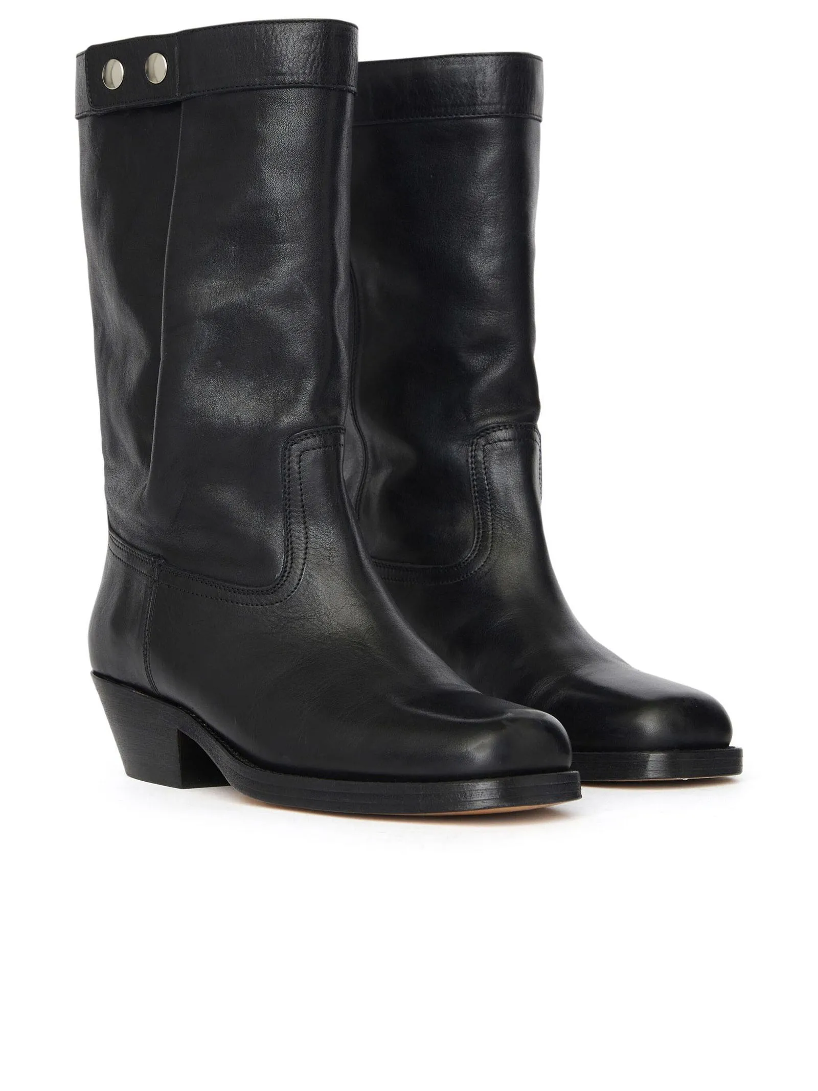 ISABEL MARANT Calzature,Stivaletti Stivali Ademe in pelle nera 