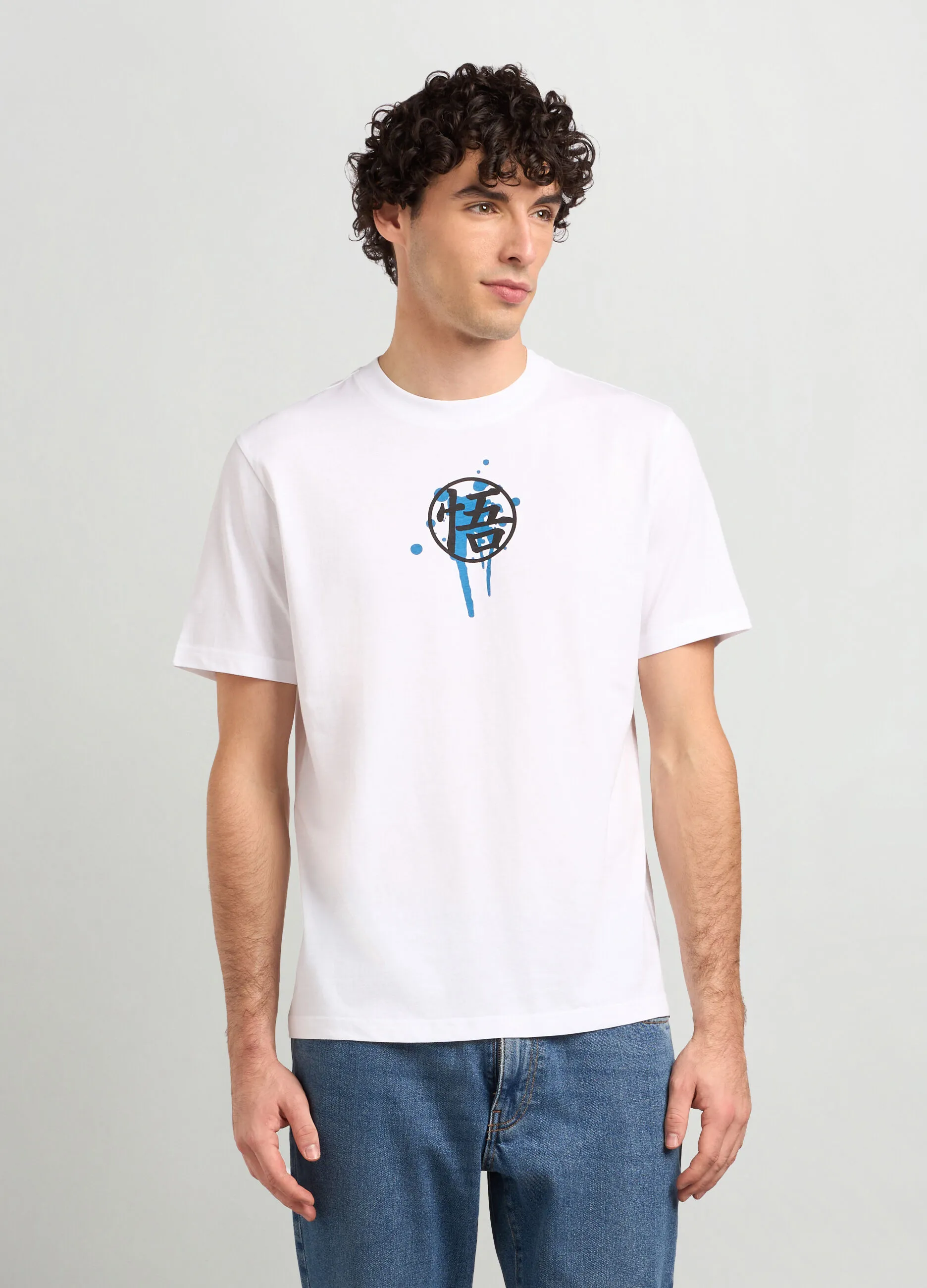 J. HART & BROS  T-shirt con stampa in puro cotone uomo