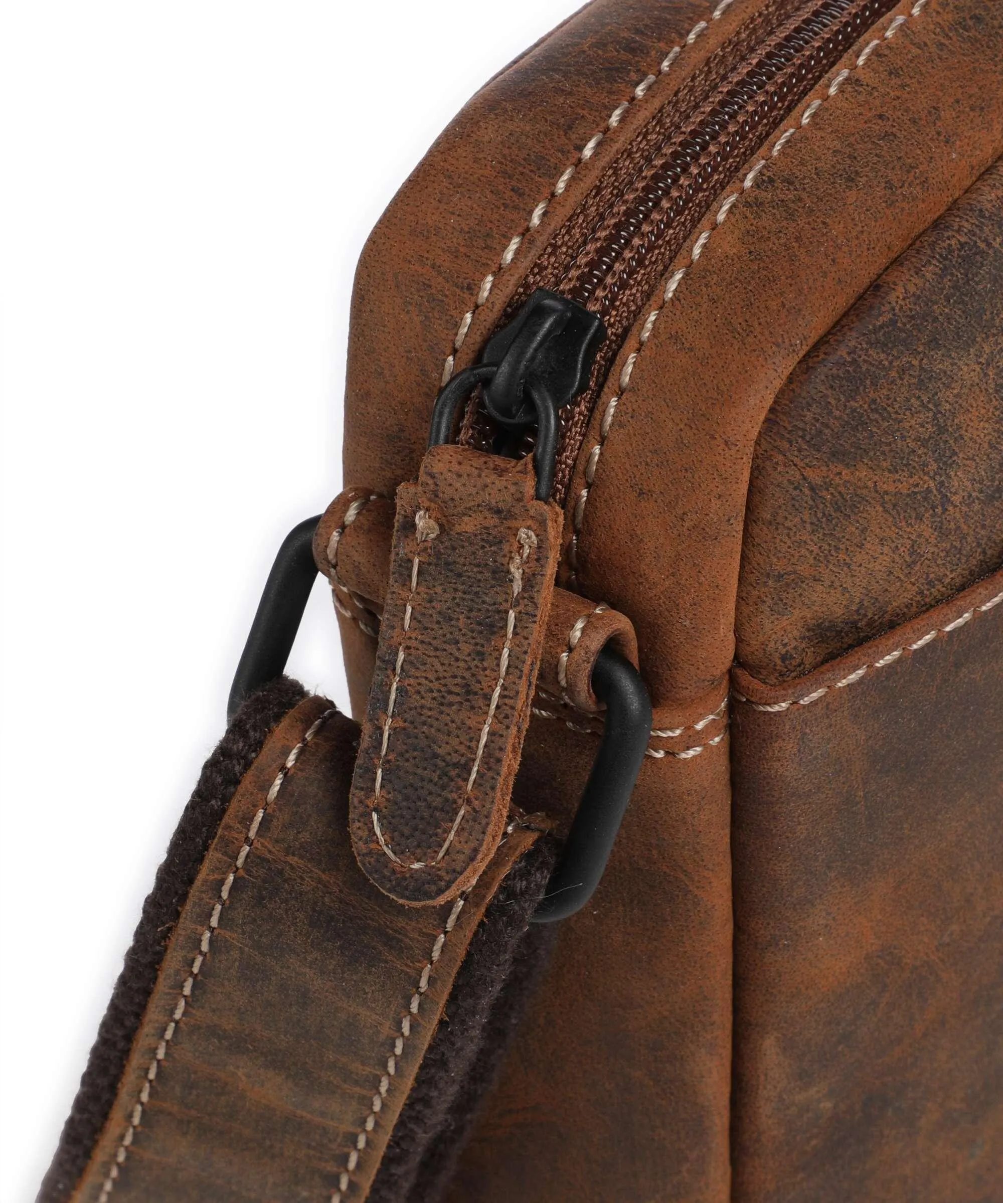  Jack Kinsky Baltimore 1 Borsa a tracolla pelle cognac  