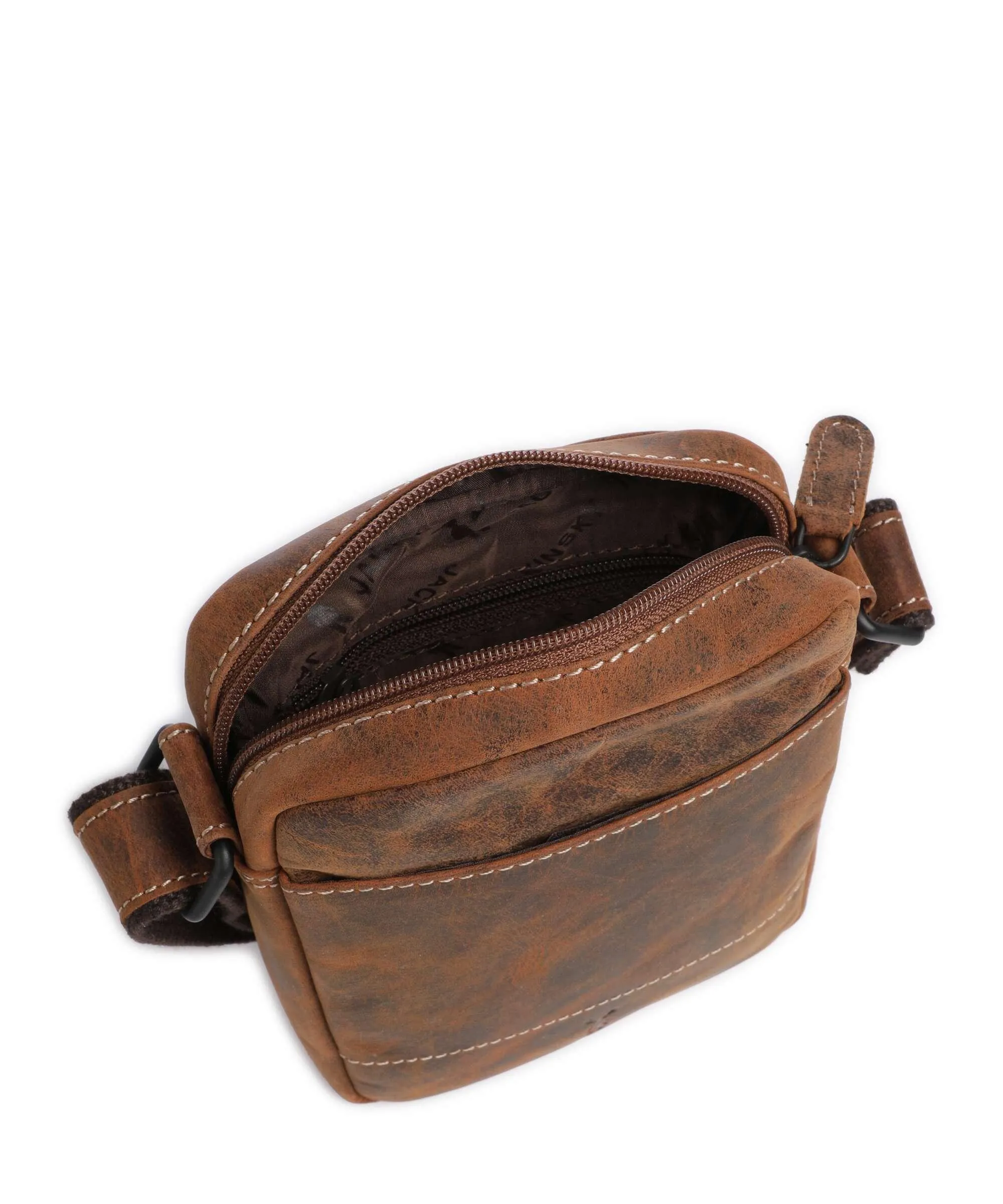  Jack Kinsky Baltimore 1 Borsa a tracolla pelle cognac  