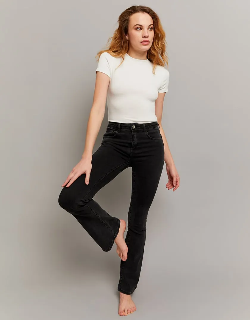 Jeans a Zampa Push Up a Vita Media  