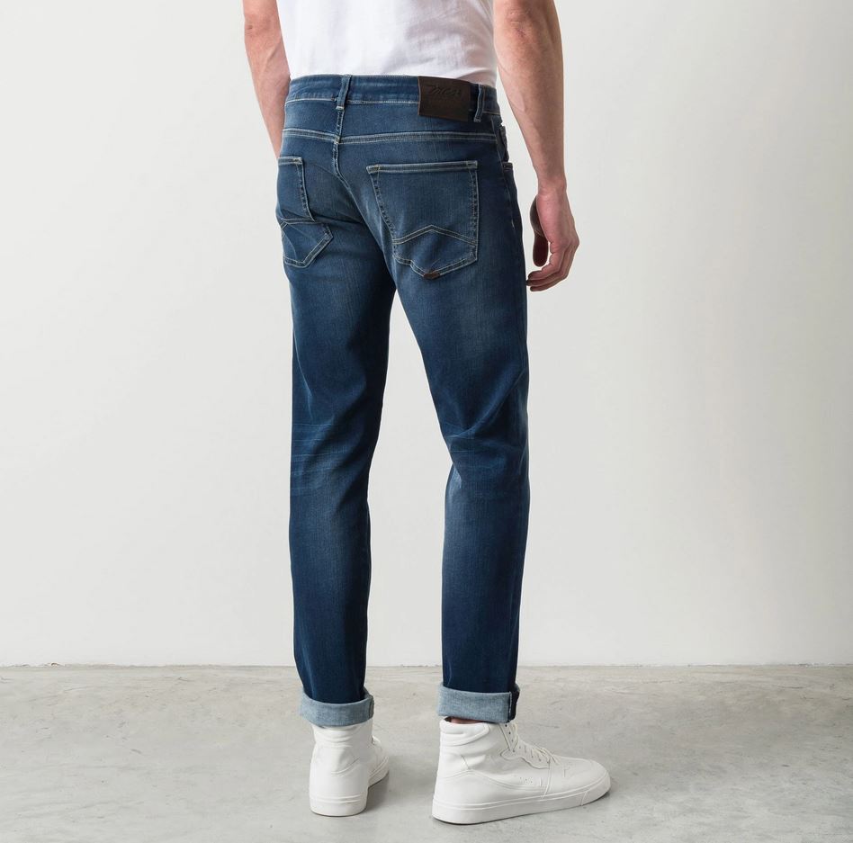 Jeans mcs slim fit super stretch demim medium wash