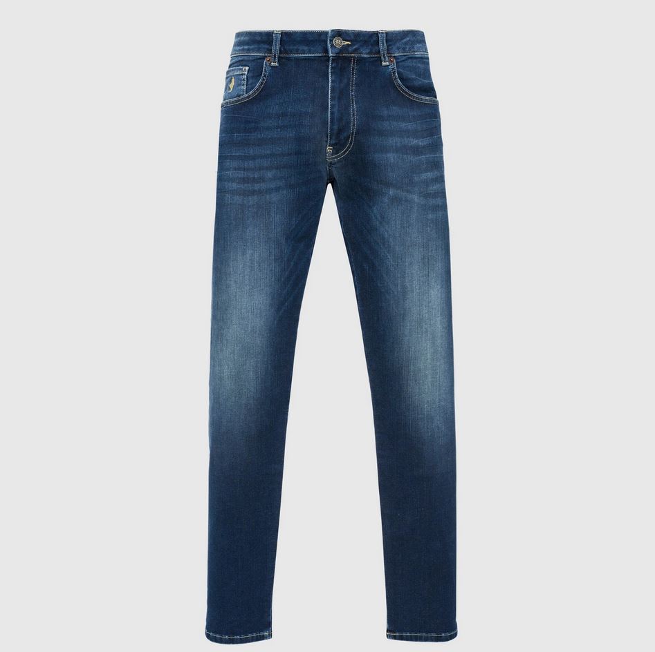 Jeans mcs slim fit super stretch demim medium wash