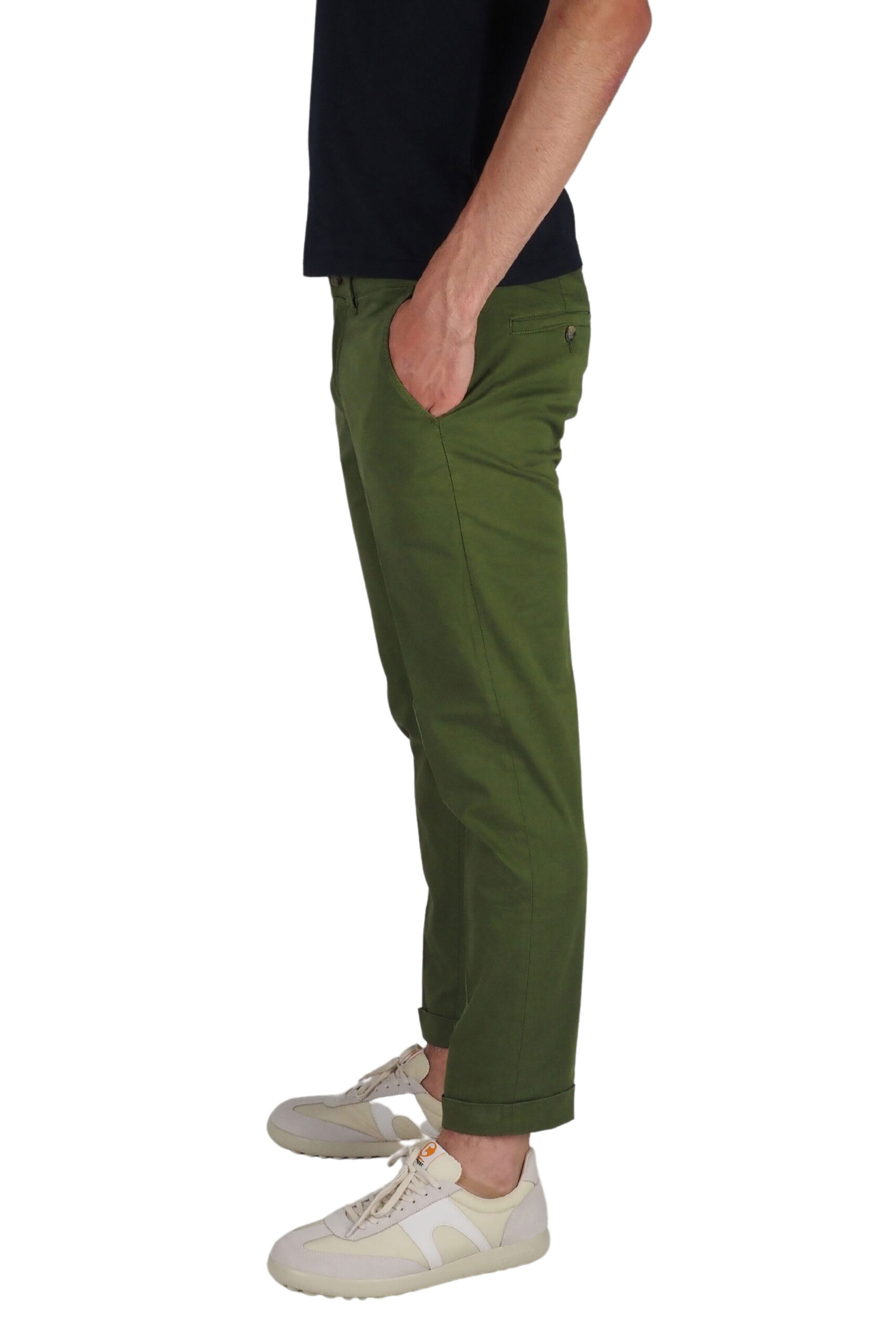 Jeckerson pantaloni uomo oliva