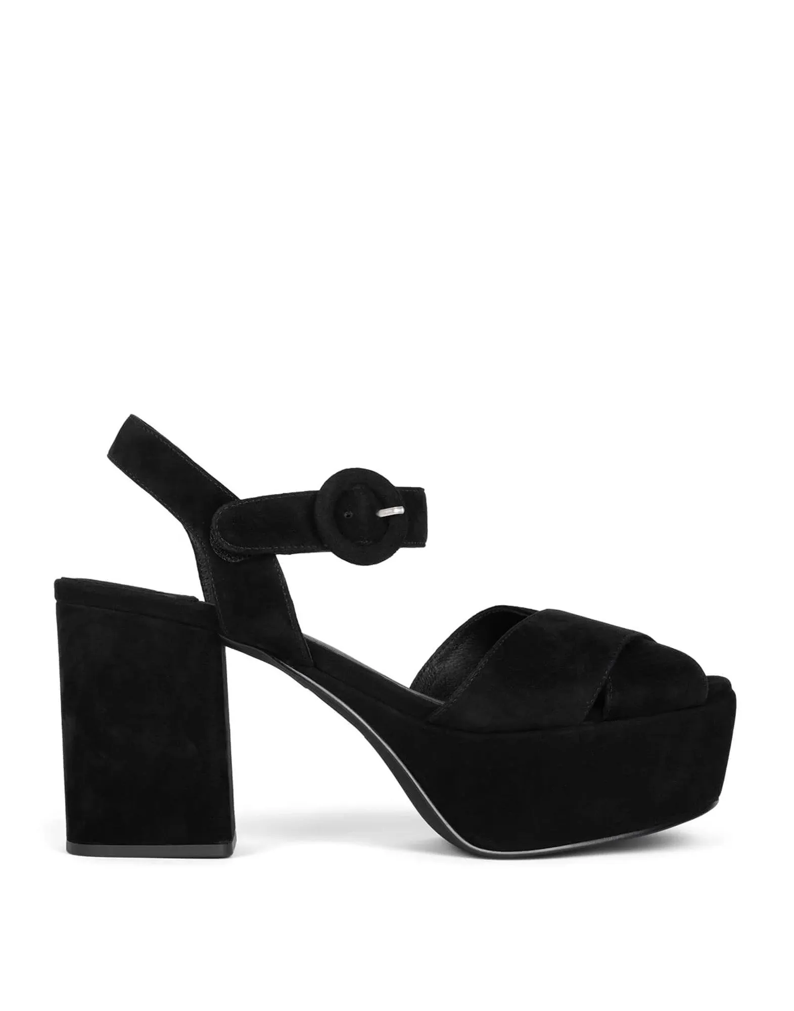 JEFFREY CAMPBELL SandaliDetermined con Plateau Neri