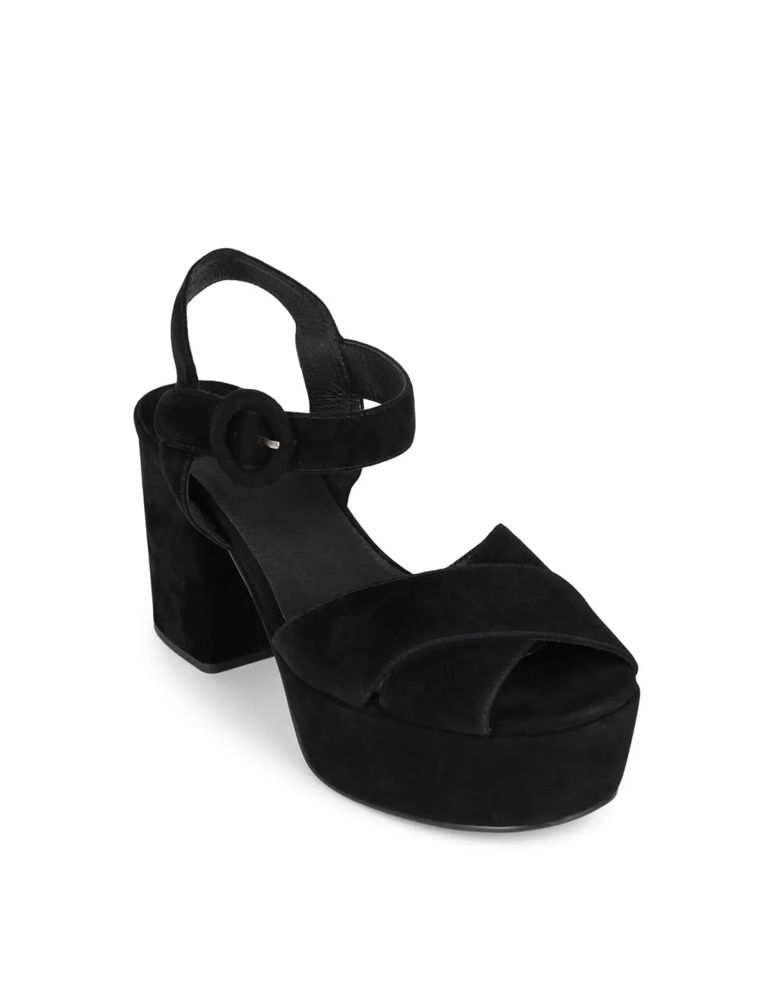 JEFFREY CAMPBELL SandaliDetermined con Plateau Neri