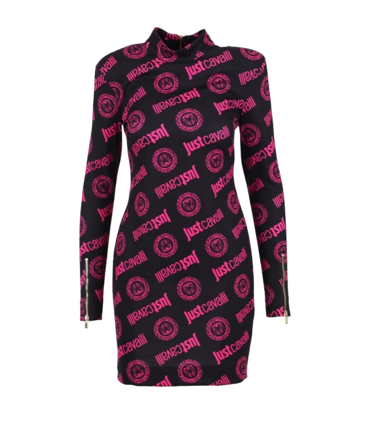 Just Cavalli Donna Vestito Corto  Pr. Logo Tigre