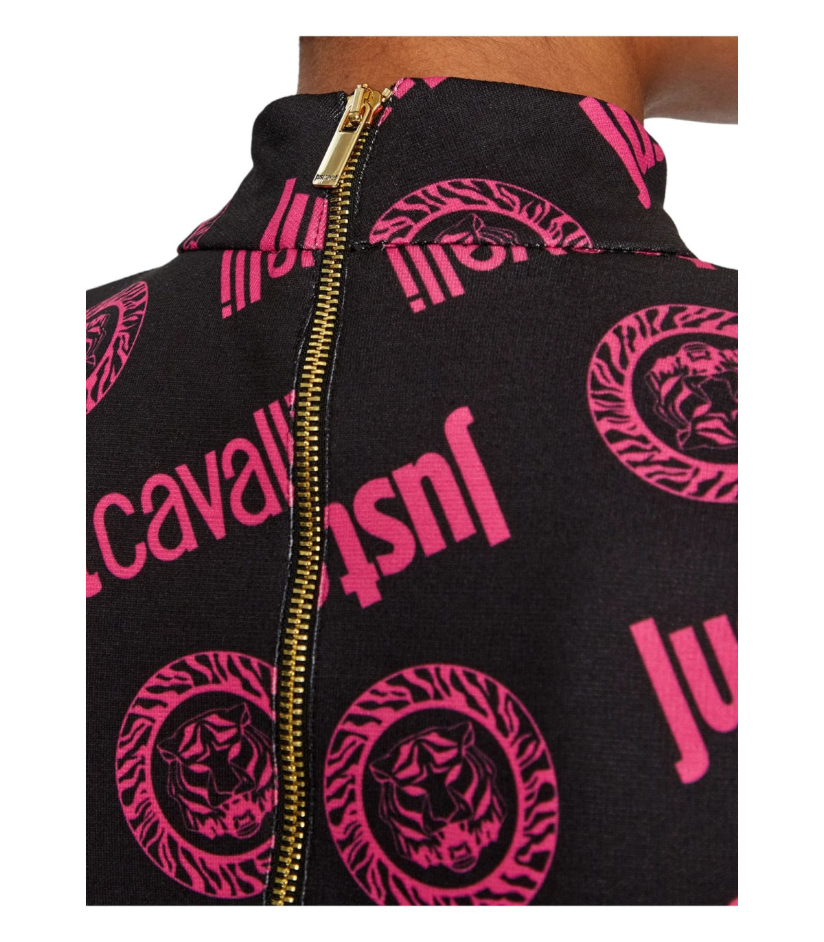 Just Cavalli Donna Vestito Corto  Pr. Logo Tigre