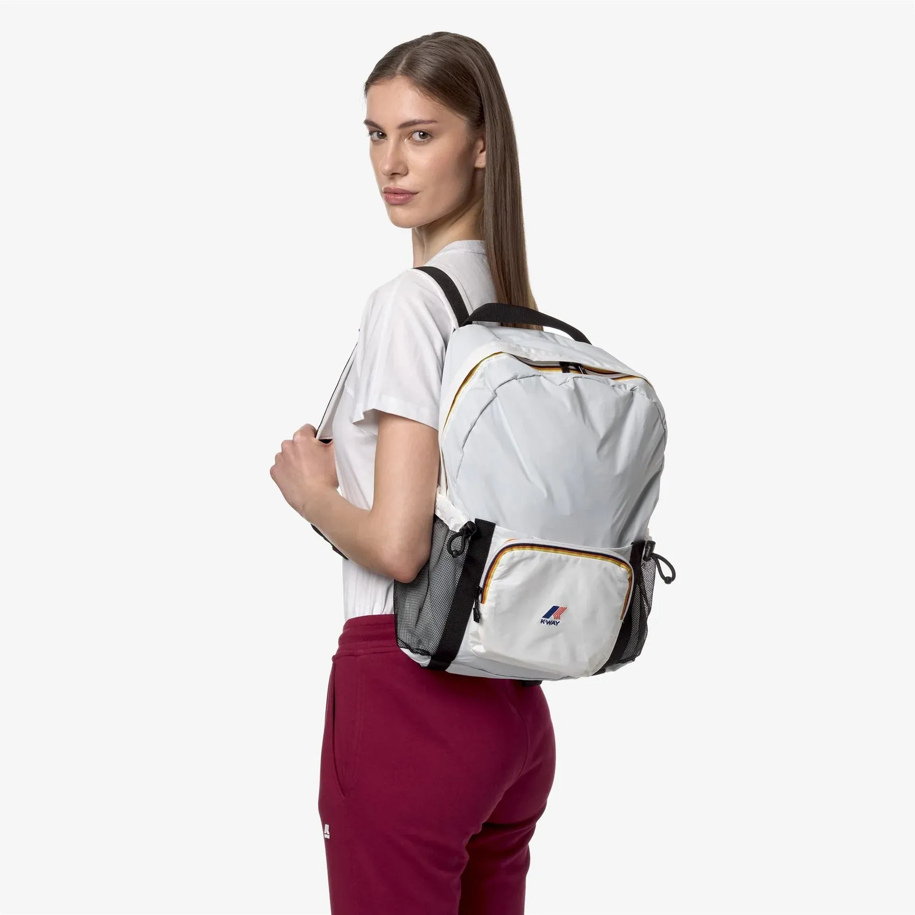 K-way zaino le vrai 3.0 michel K1128BW 0001 Bianco