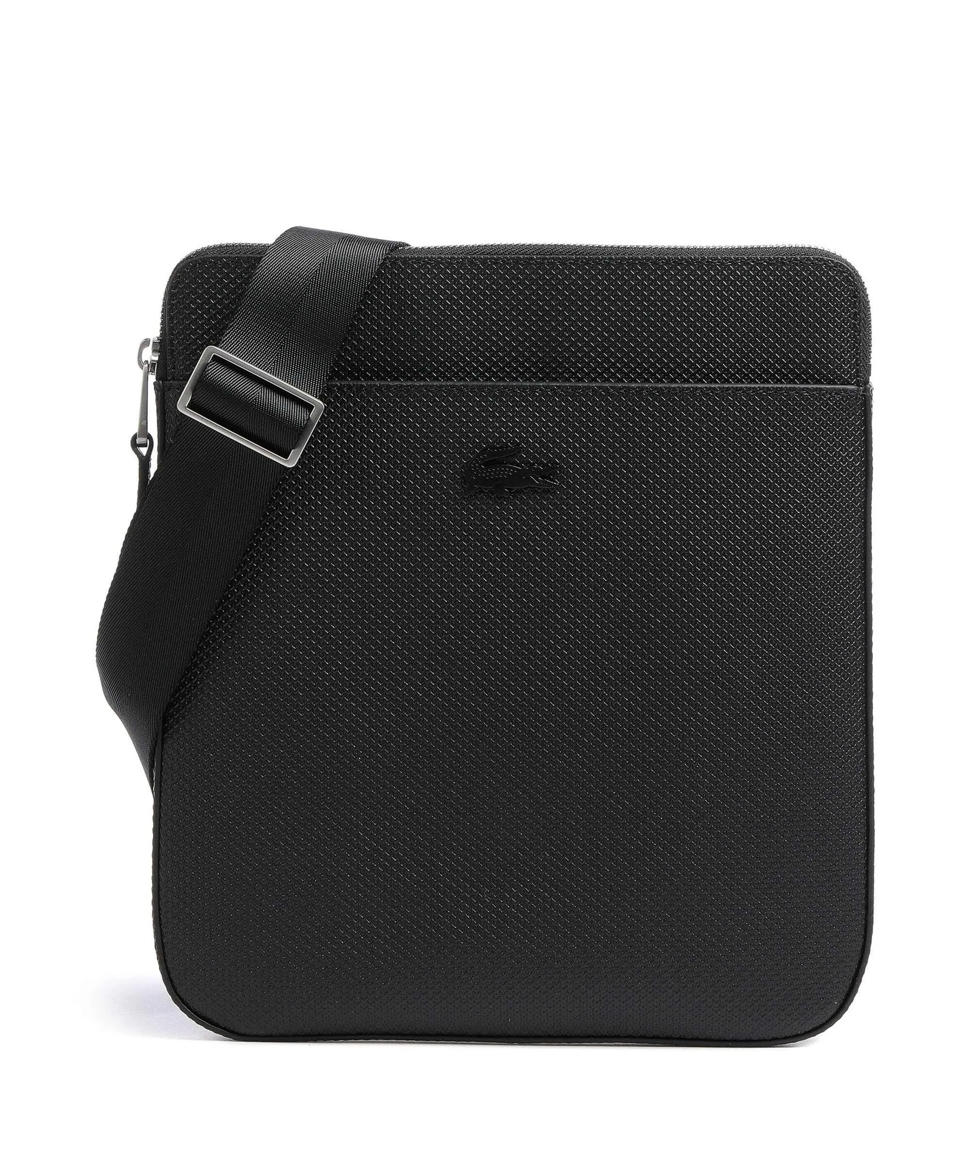  Lacoste Chantaco Borsa a tracolla pelle bovina nero  