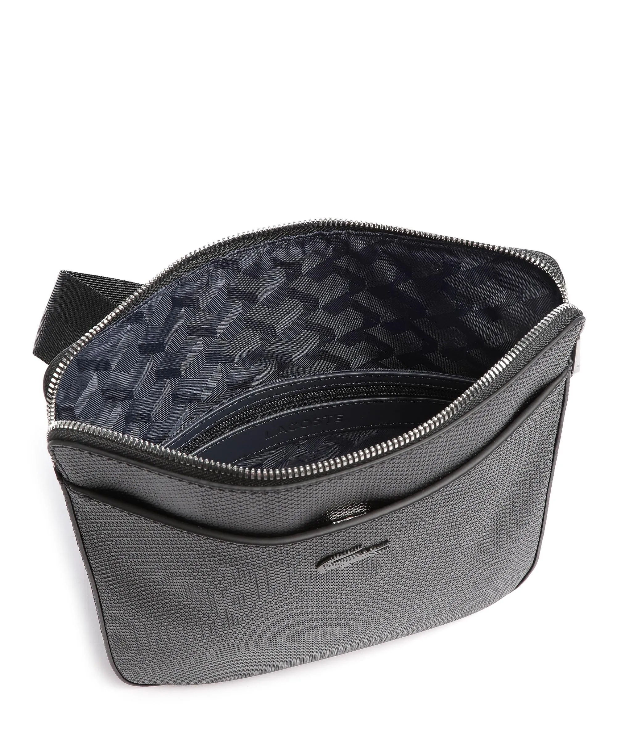  Lacoste Chantaco Borsa a tracolla pelle bovina nero  