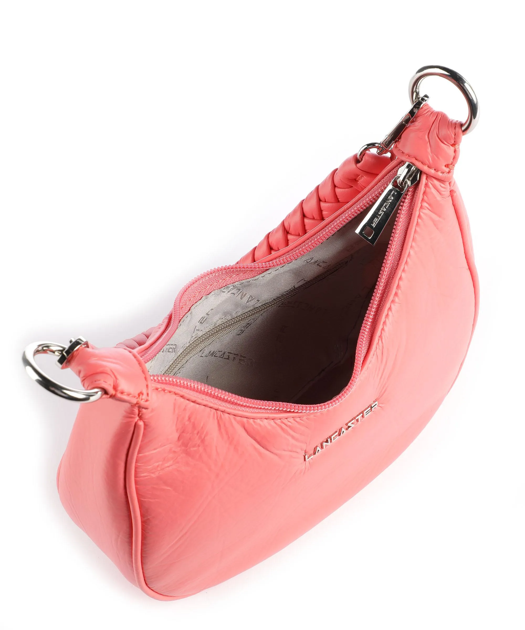  Lancaster Gum Borsa a spalla pelle sintetica corallo  