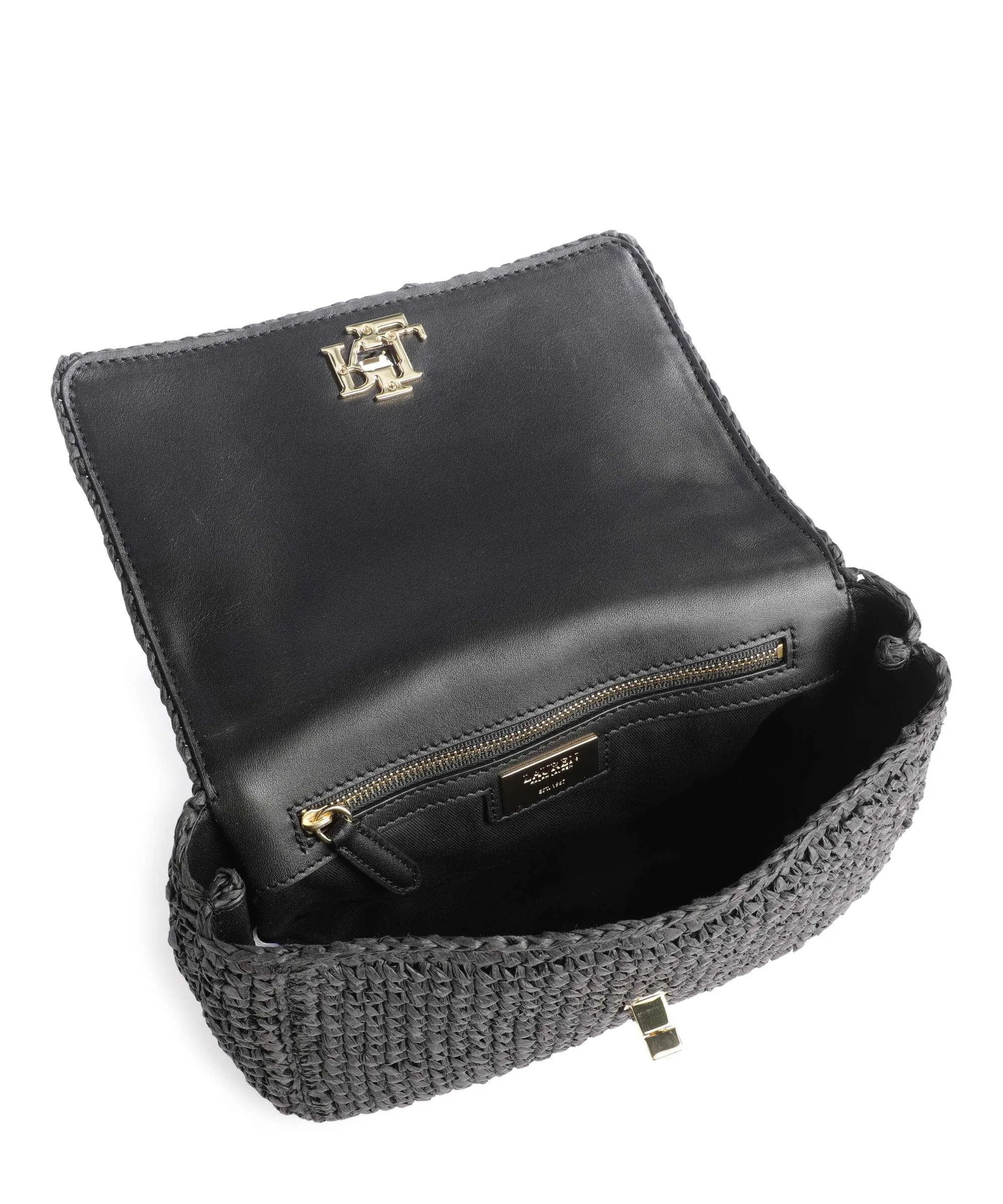  Lauren Ralph Lauren Sophee 22 Borsa a spalla carta nero  