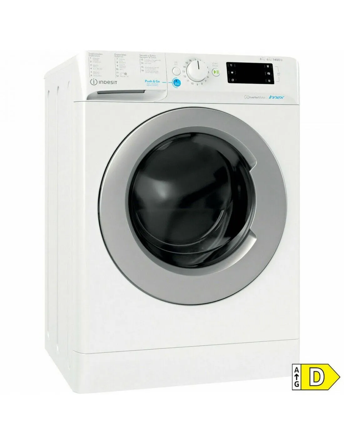 Lavatrice - Asciugatrice Indesit BDE861483XWSPTN 8kg / 6kg Bianco 1400 rpm