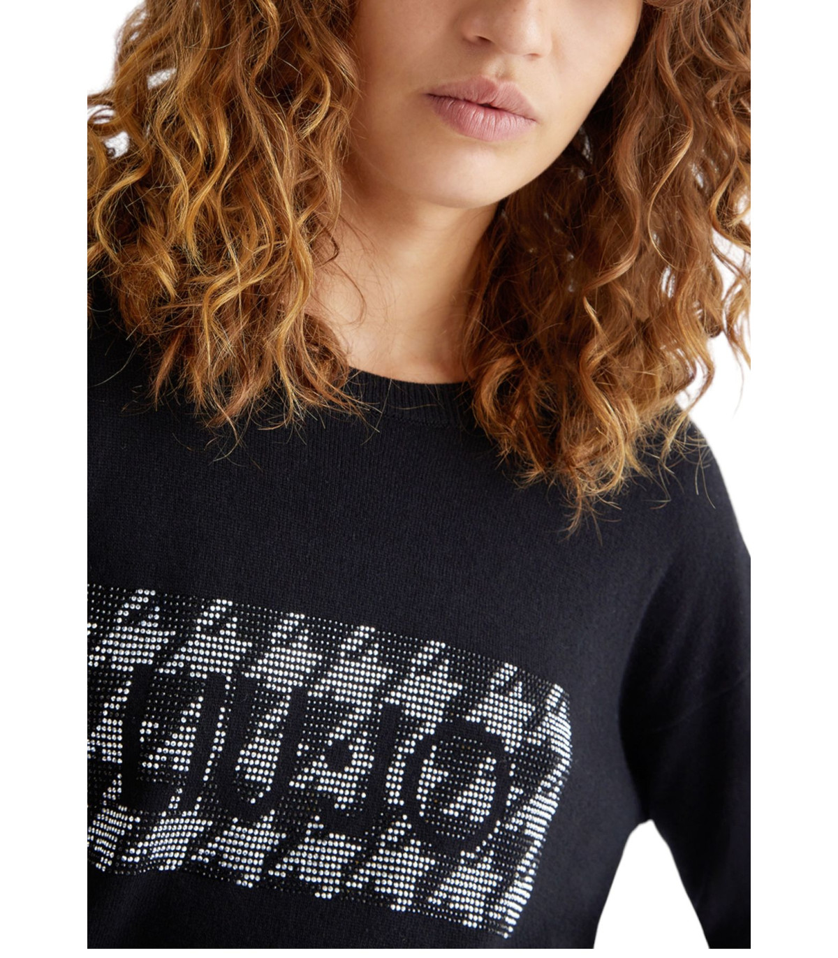 Liu Jo Donna Maglione A Girocollo Con Logo