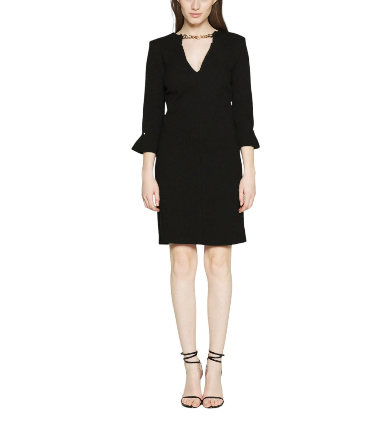 Liu Jo Donna Vestito Corto Tunica Con Catena