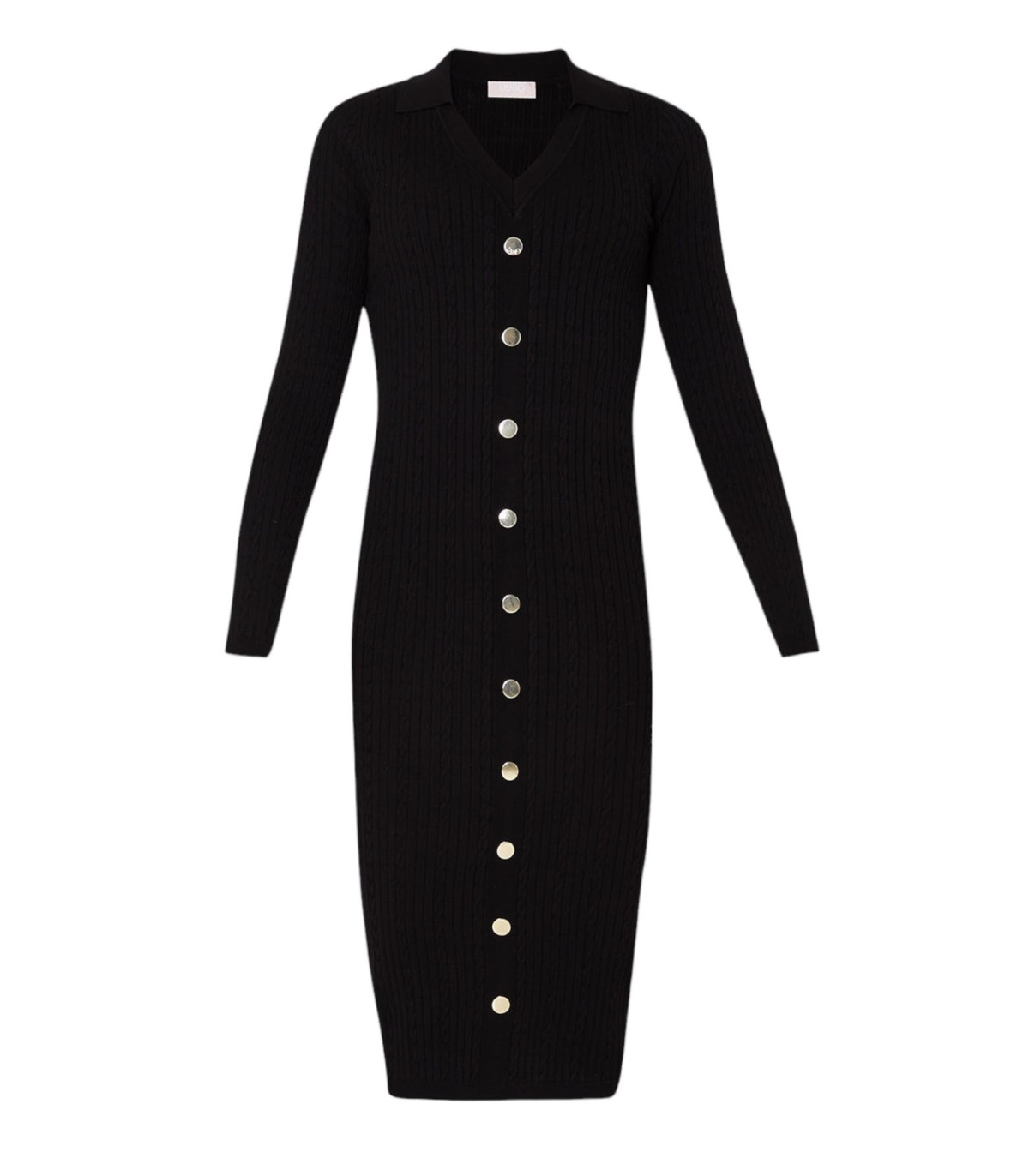 Liu Jo Donna Vestito Midi In Maglia