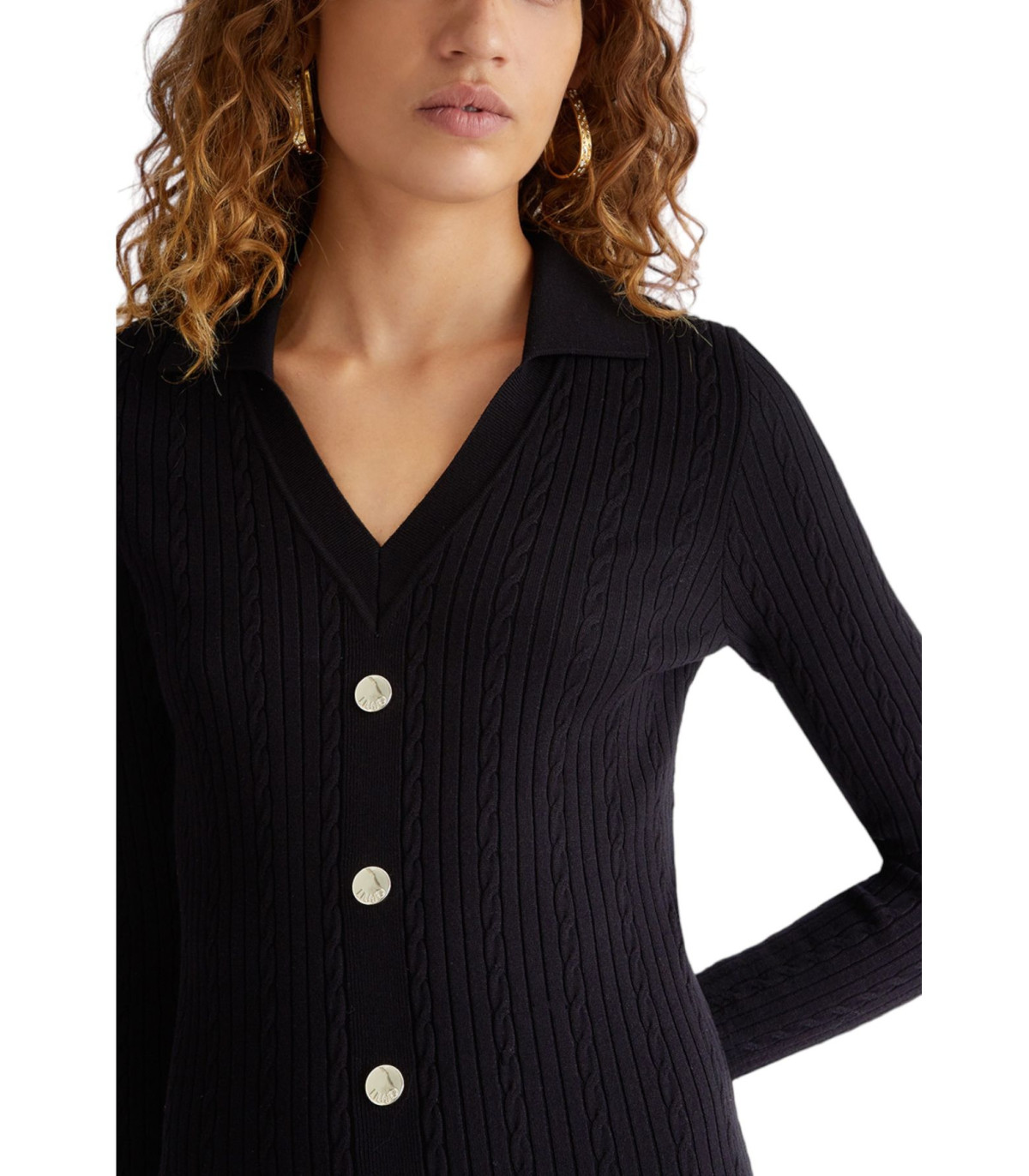 Liu Jo Donna Vestito Midi In Maglia