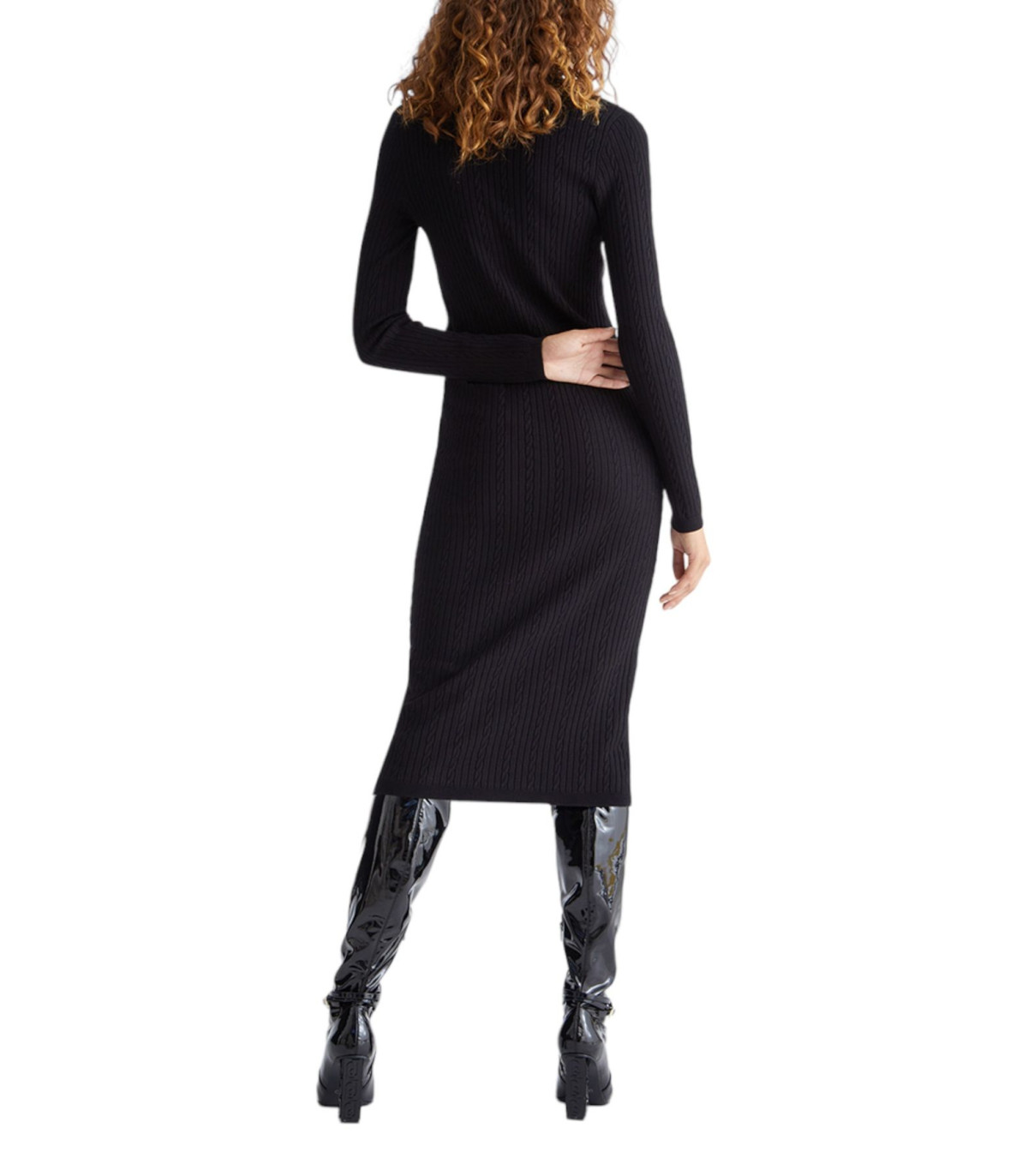 Liu Jo Donna Vestito Midi In Maglia