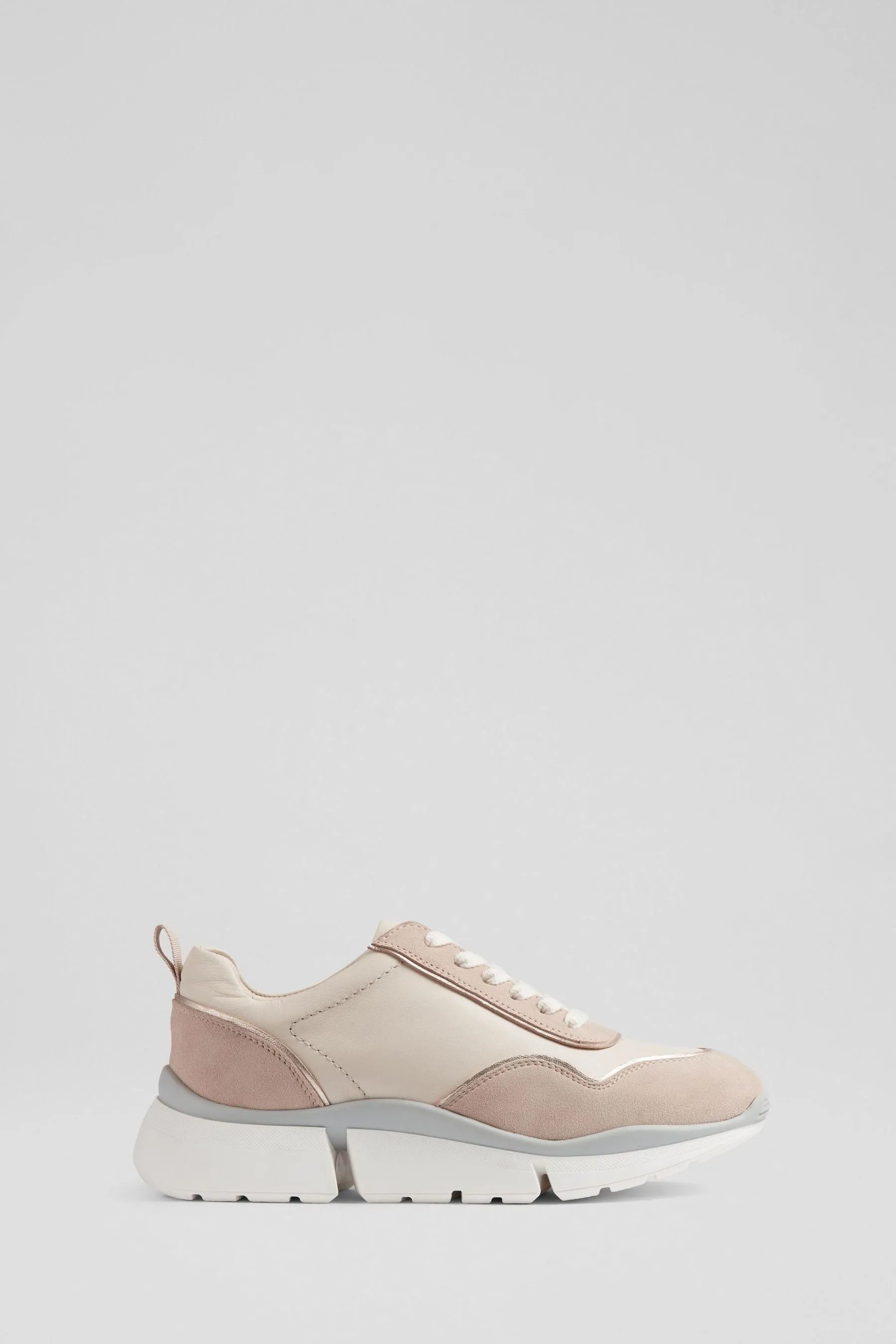 LK Bennett - Scarpe da ginnastica in pelle scamosciata