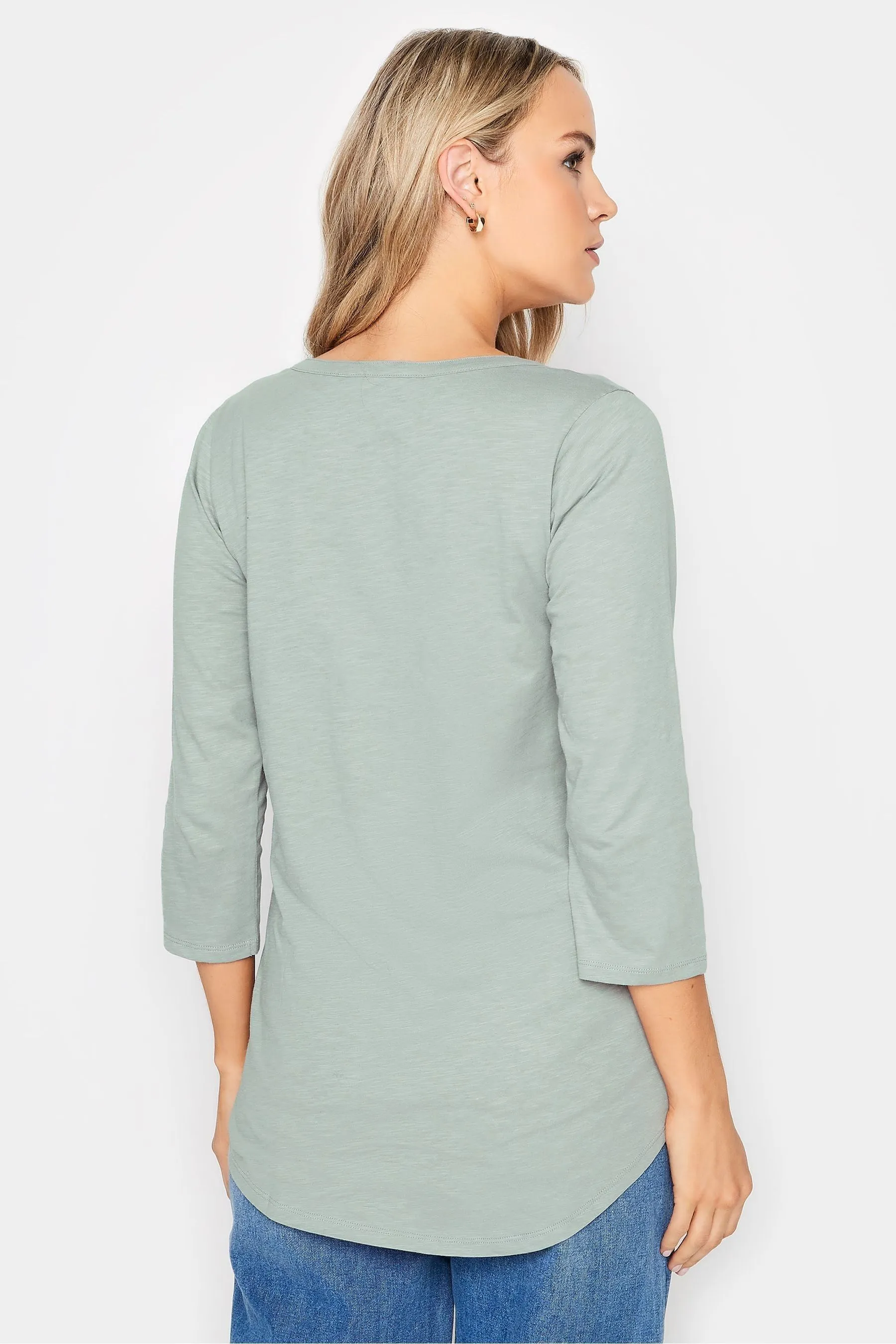 Long Tall Sally 100% Cotone Henleys Top    