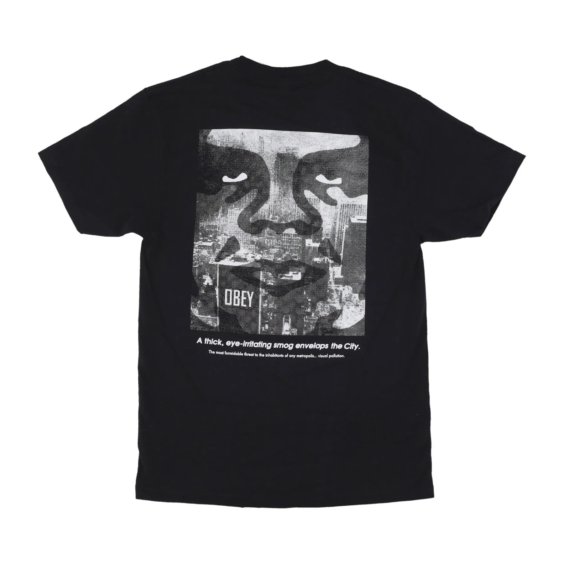 Maglietta Uomo Nyc Smog Classic Tee Black