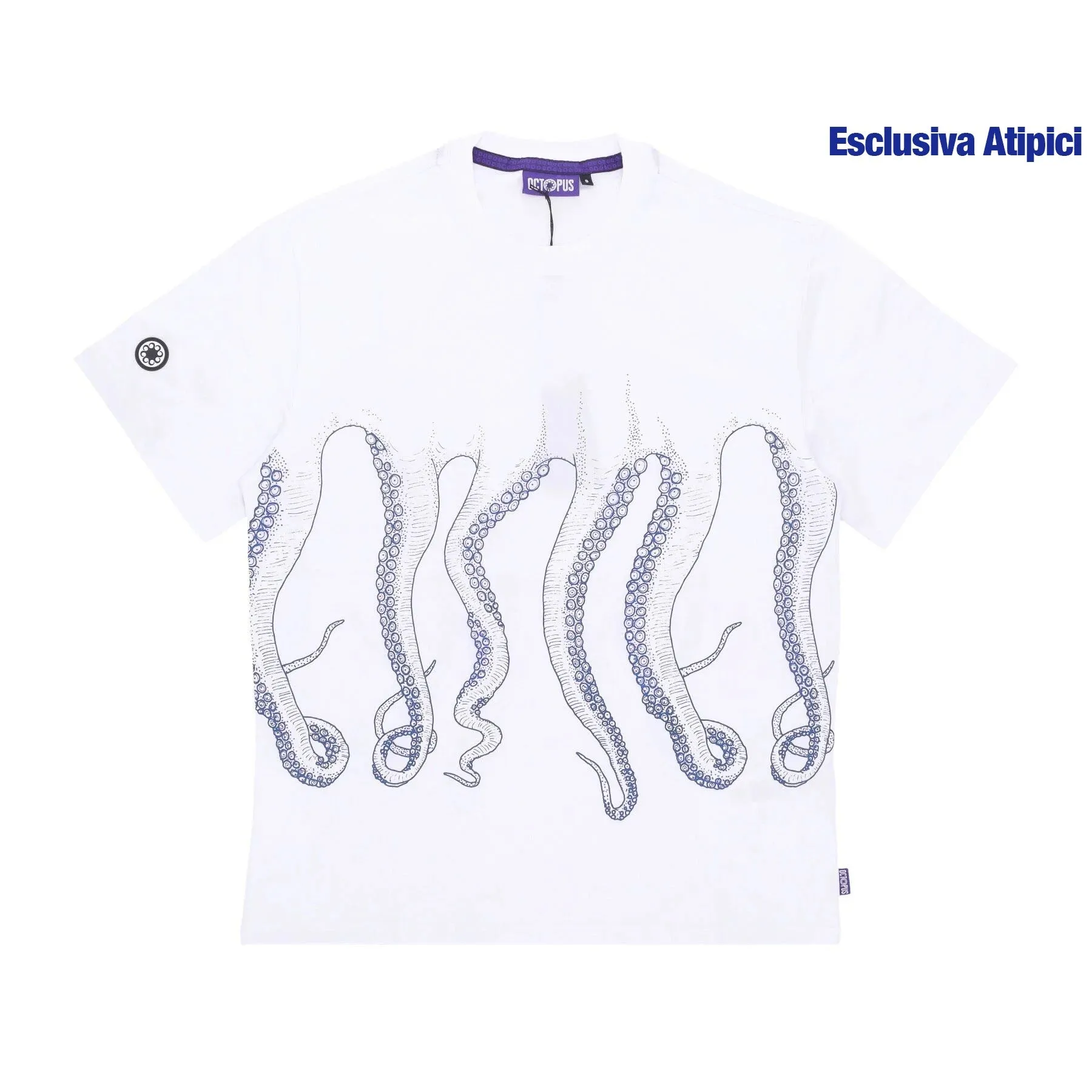 Maglietta Uomo Outline Tee Blue/white