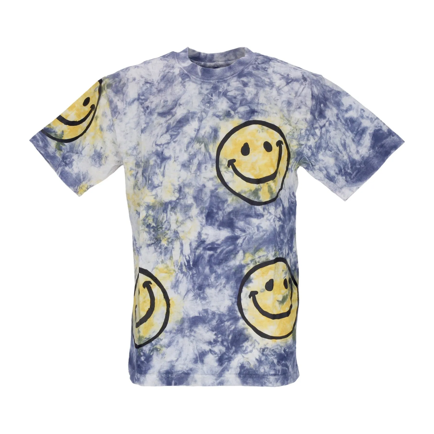 Maglietta Uomo Sun Dye Tee X Smiley Yellow/blue Tie Dye