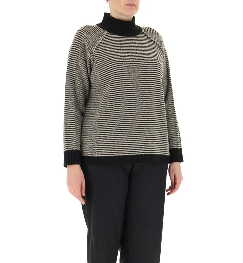 Maglione collo alto