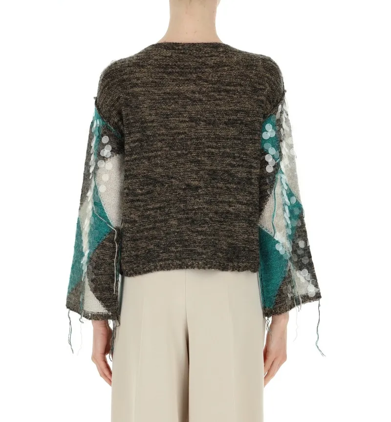 Maglione con paillettes