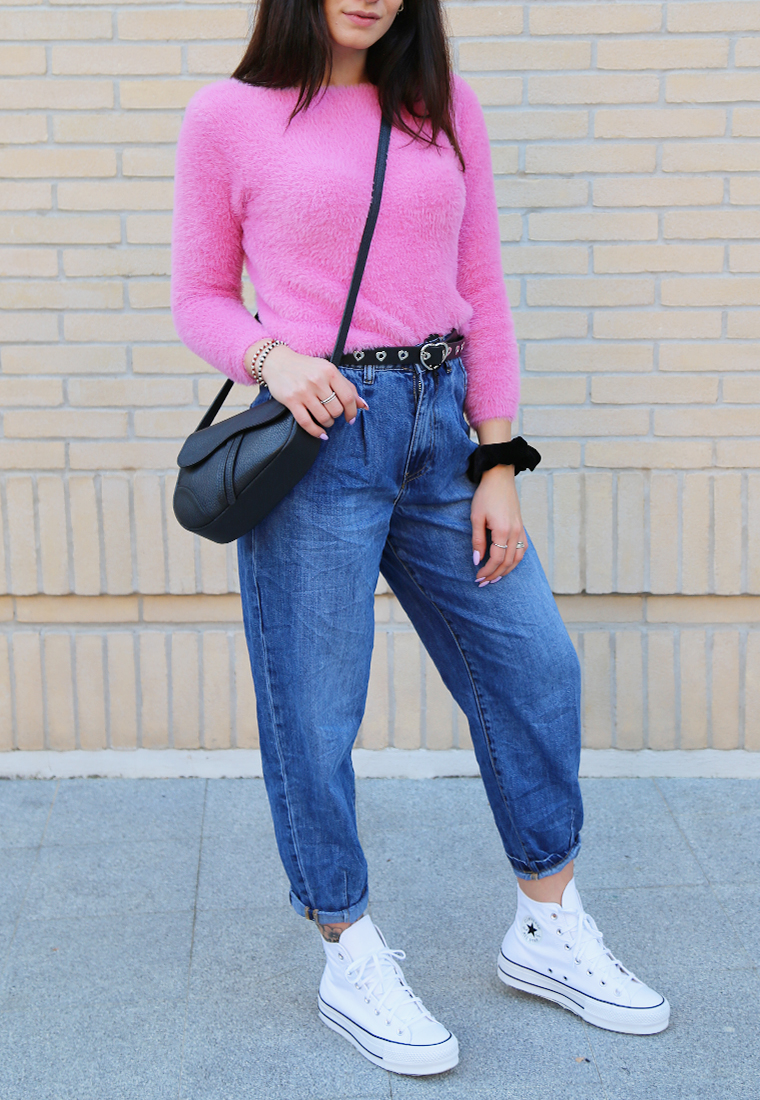 MAGLIONE DONNA c/eco pelliccia
