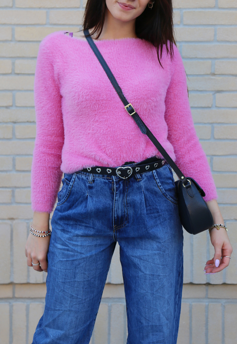 MAGLIONE DONNA c/eco pelliccia