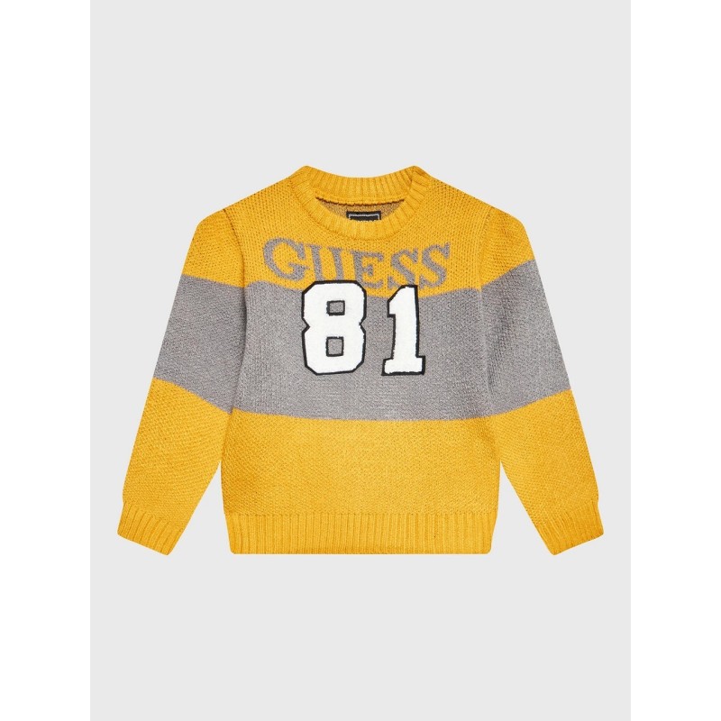 MAGLIONE LOGO FRONTALE PER BAMBINI GUESS
