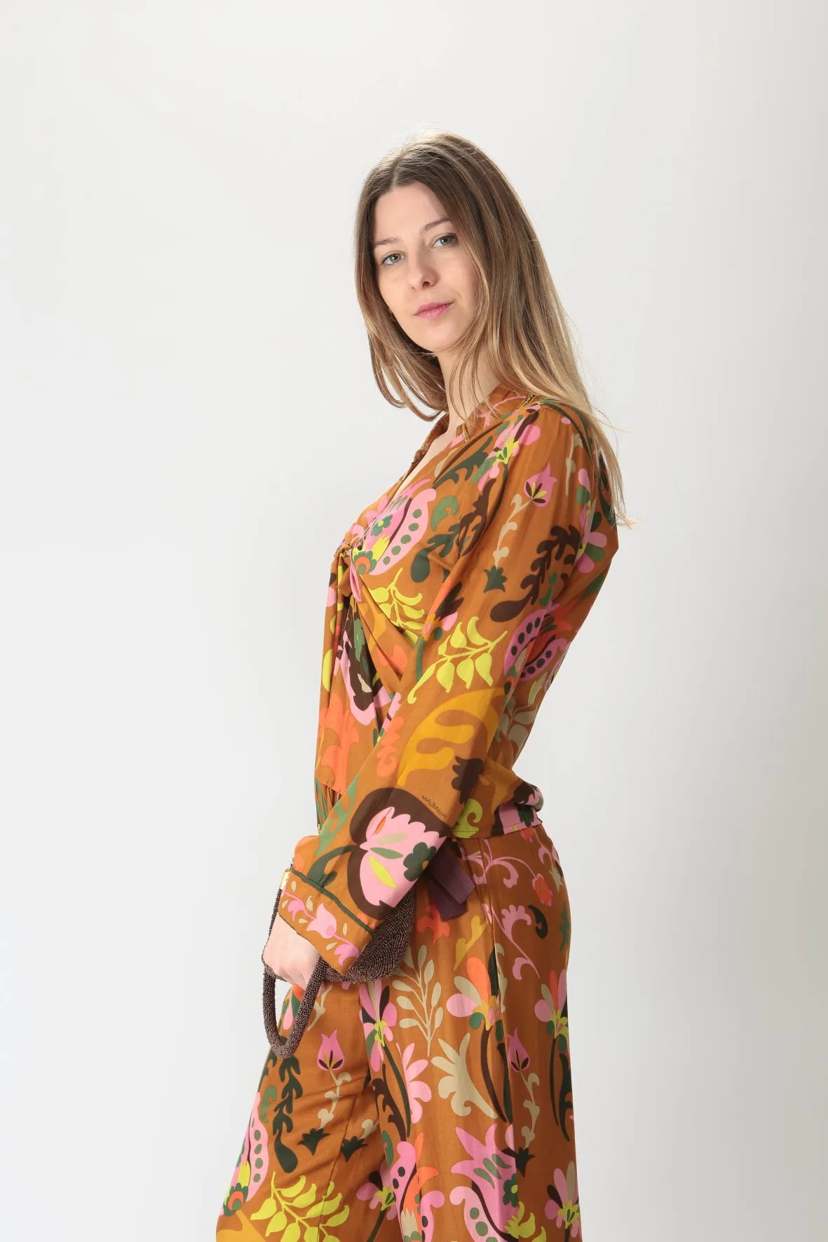Maliparmi Camicia con nodo Fortuna JM551750607