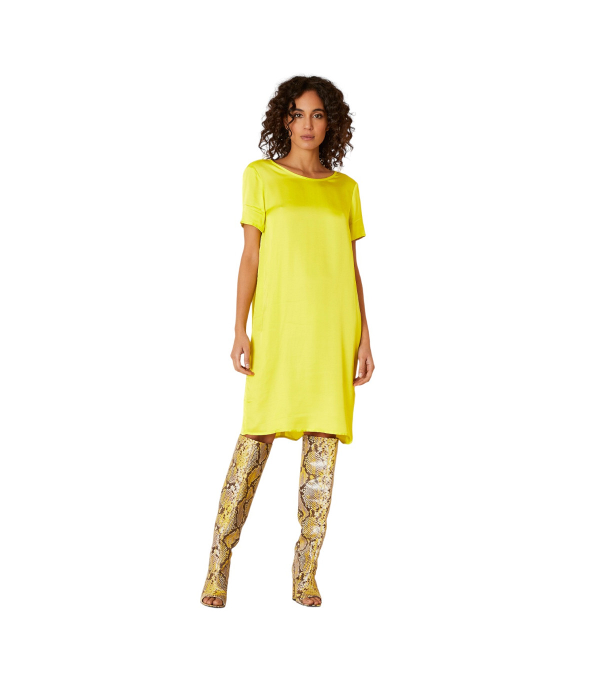 Manila Grace Donna Vestito Corto  A Sacchetto