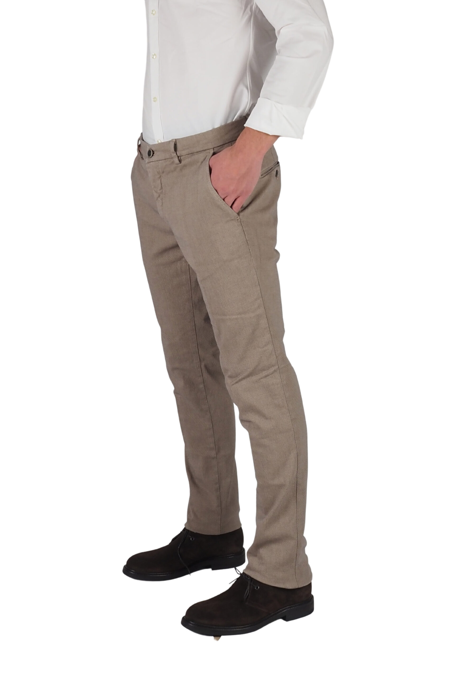 Mason’s pantaloni uomo beige stretch extra slim