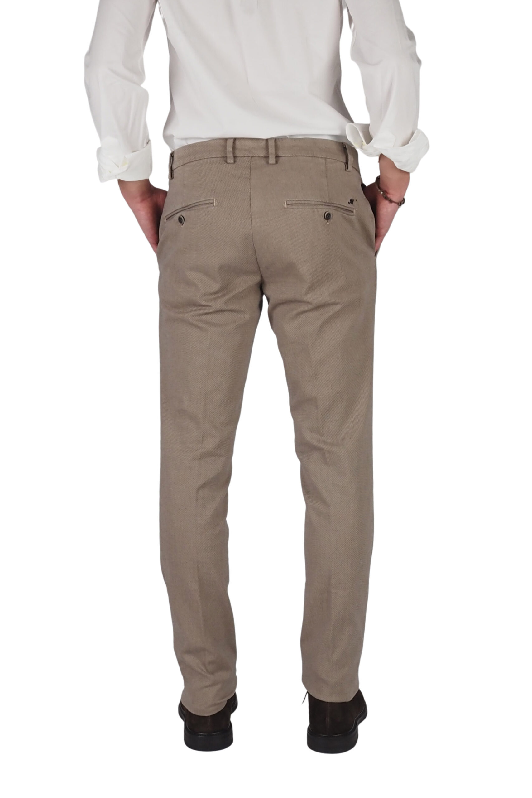 Mason’s pantaloni uomo beige stretch extra slim