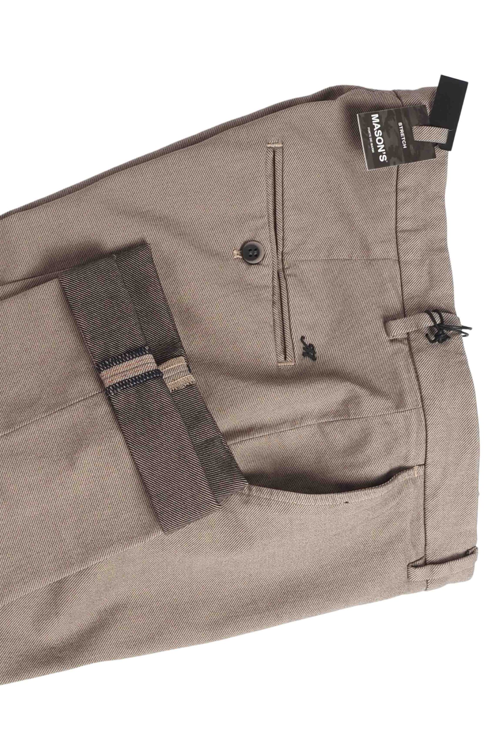 Mason’s pantaloni uomo beige stretch extra slim