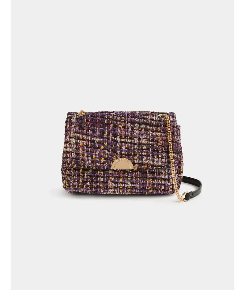Morgan de toi borsa a tracolla in tweed