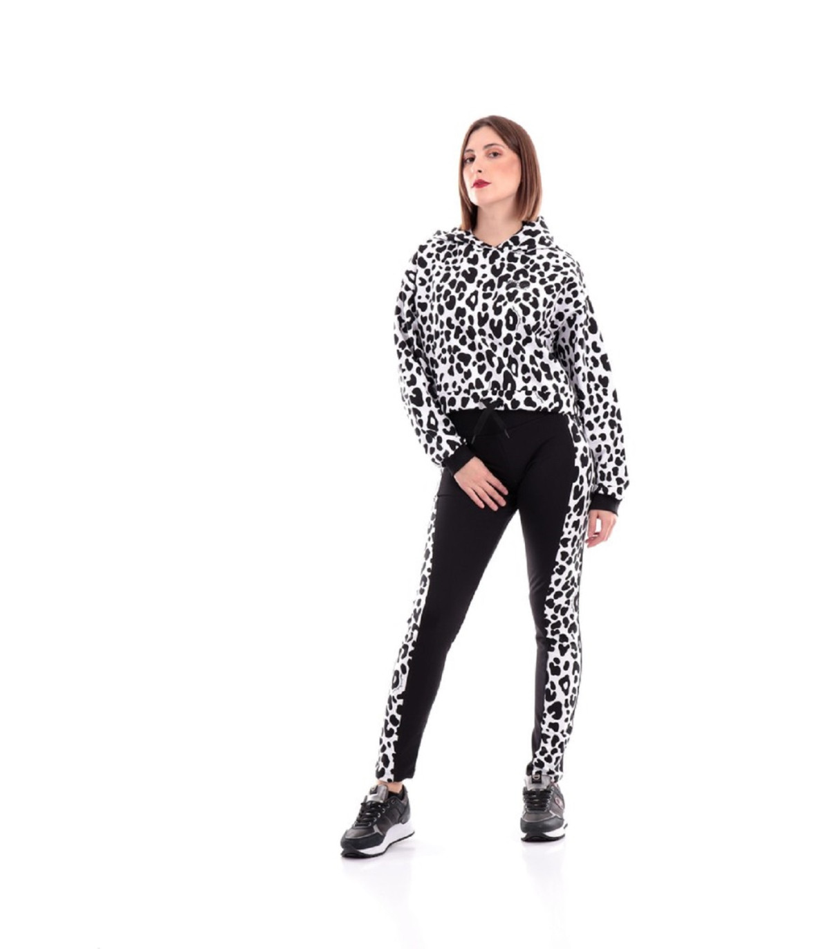 Moschino Donna Felpa Con Cappuccio