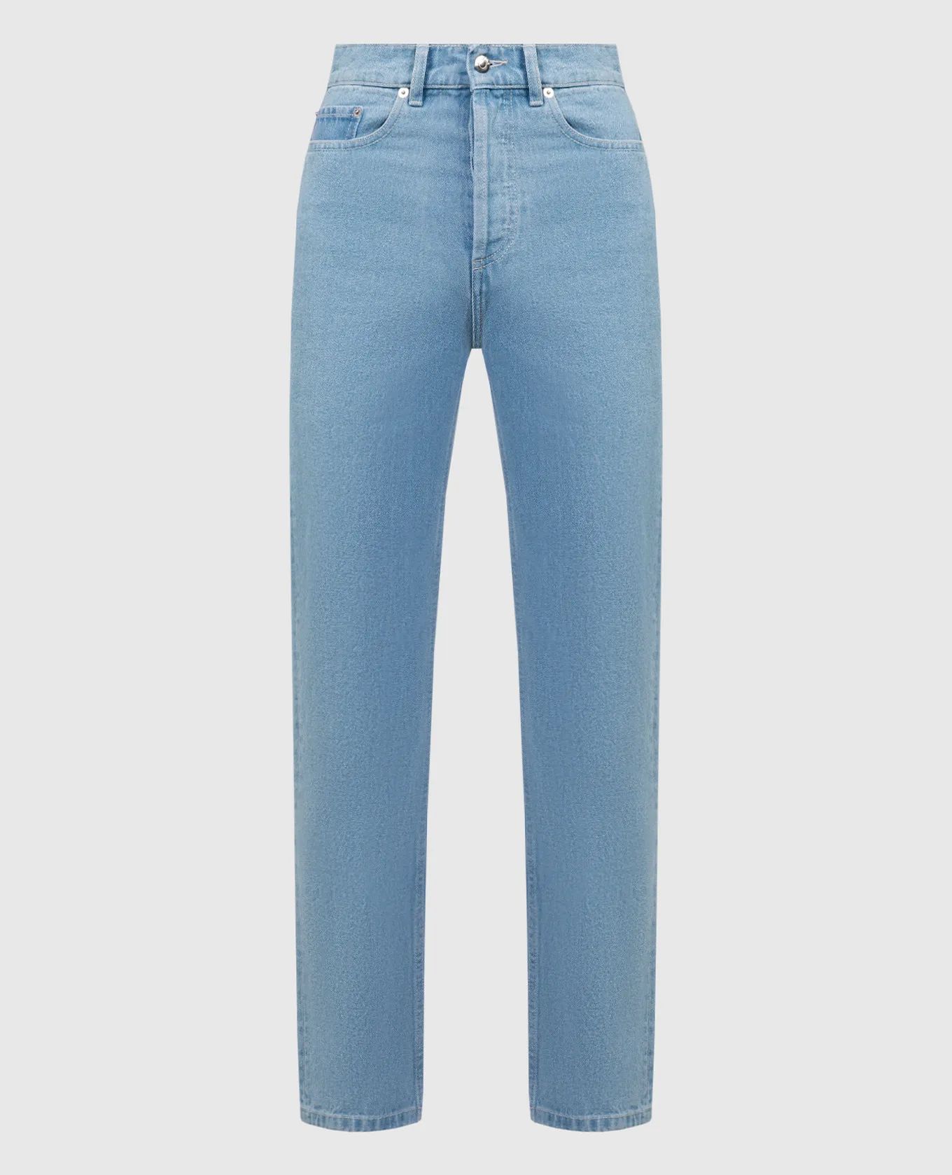 Nanushka Jeans blu Kemia con patch logo NW23RSPA01252