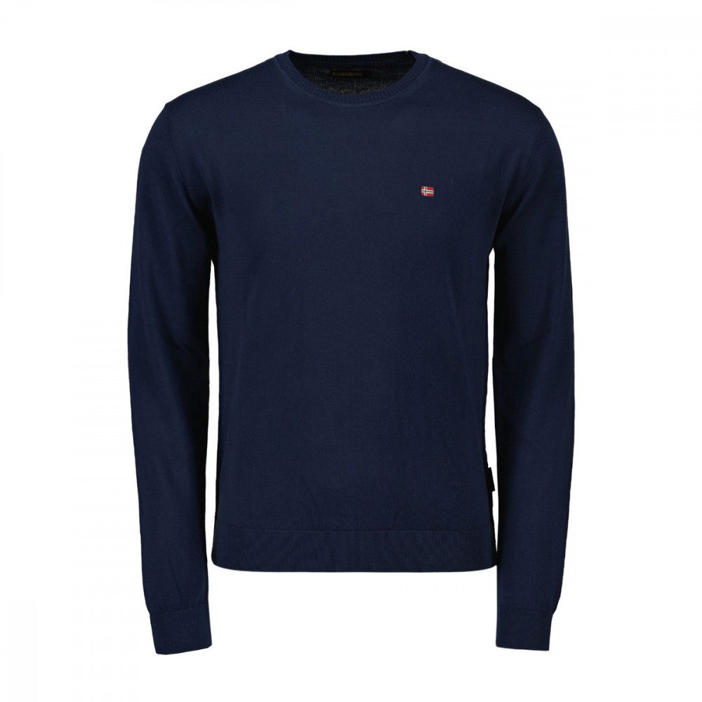 NAPAPIJRI MAGLIONE GIROCOLLO IN COTONE DECATUR
