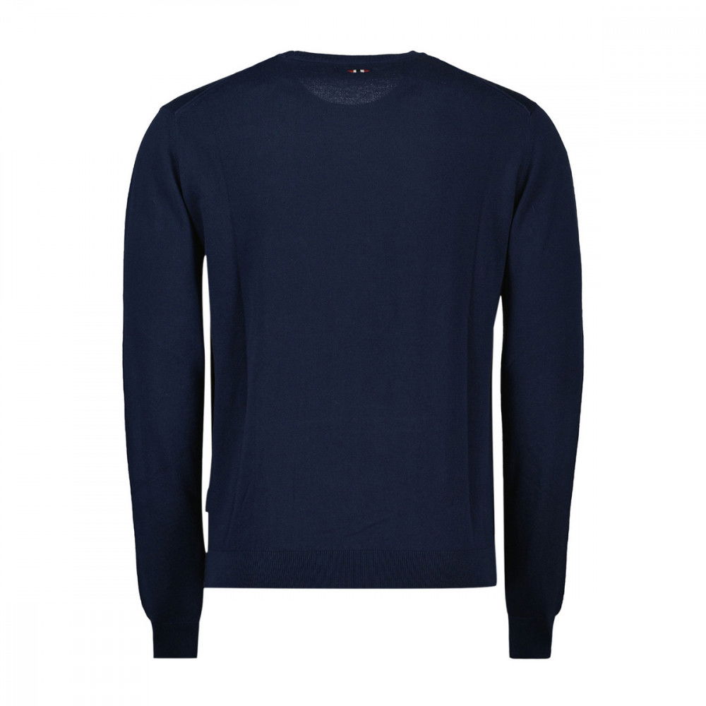 NAPAPIJRI MAGLIONE GIROCOLLO IN COTONE DECATUR
