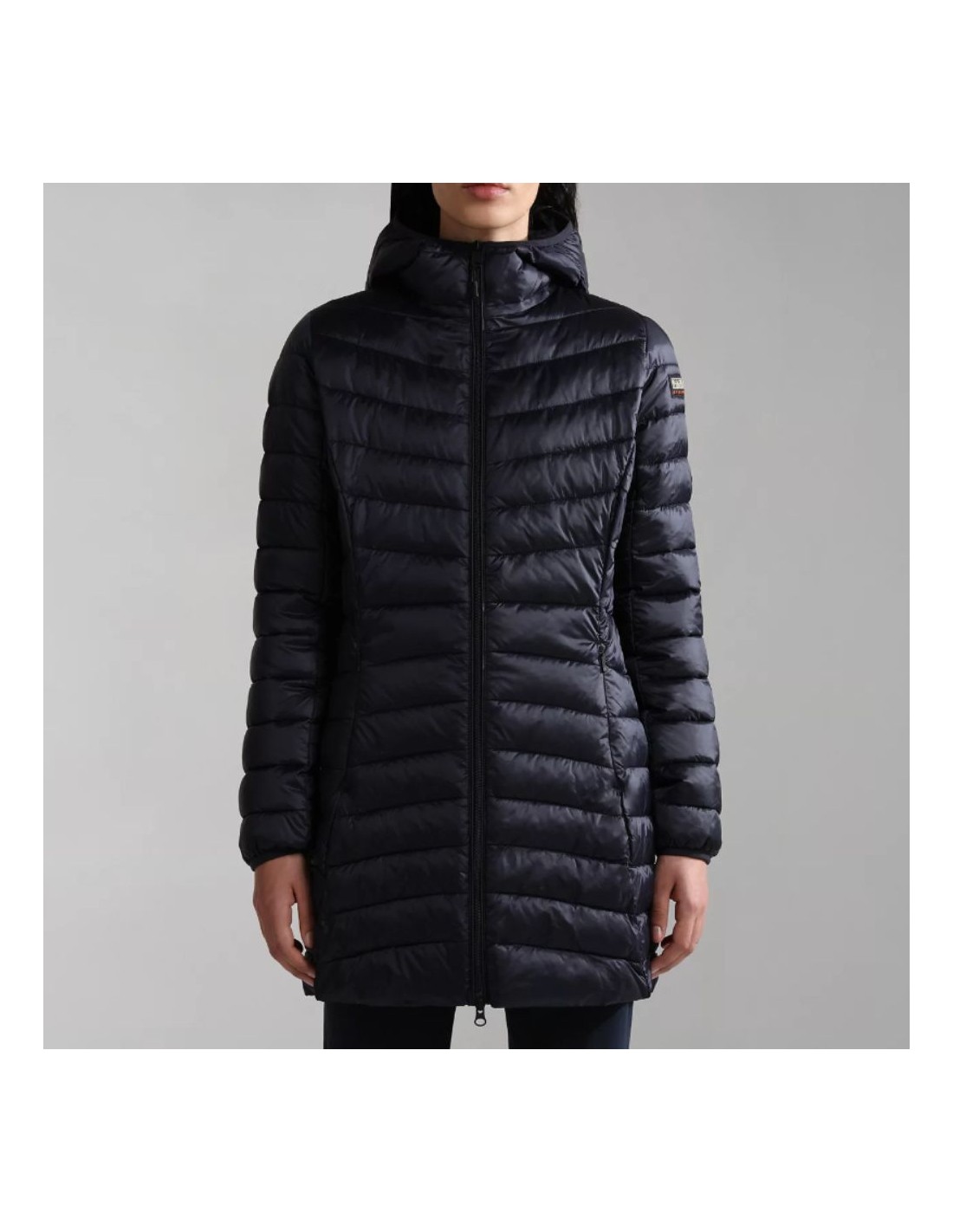 Napapijri W Aerons Piumino Lungo Blu Scuro
