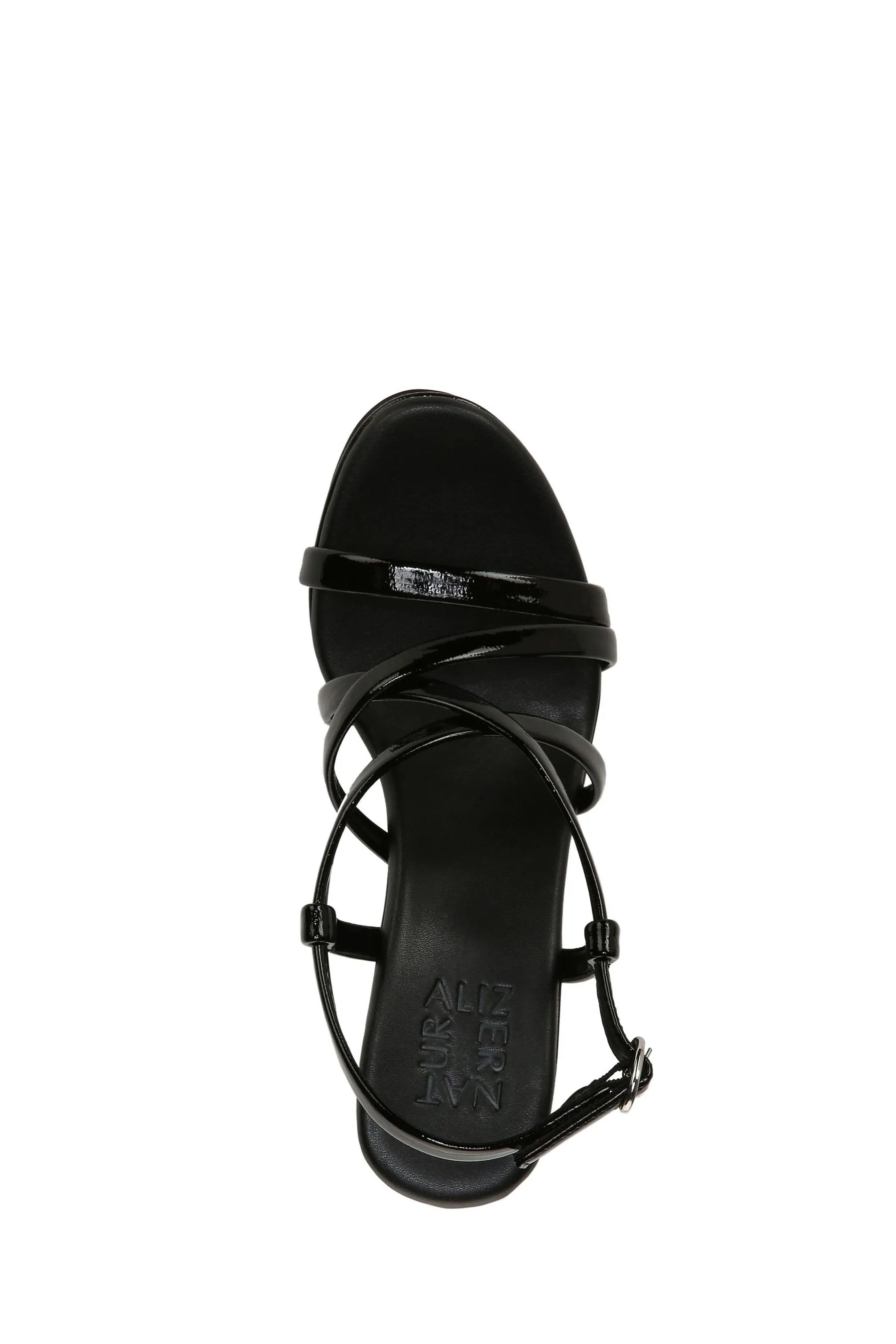 Naturalizer - Luisa - Nero in pelle verniciata con cinturini - Sandali