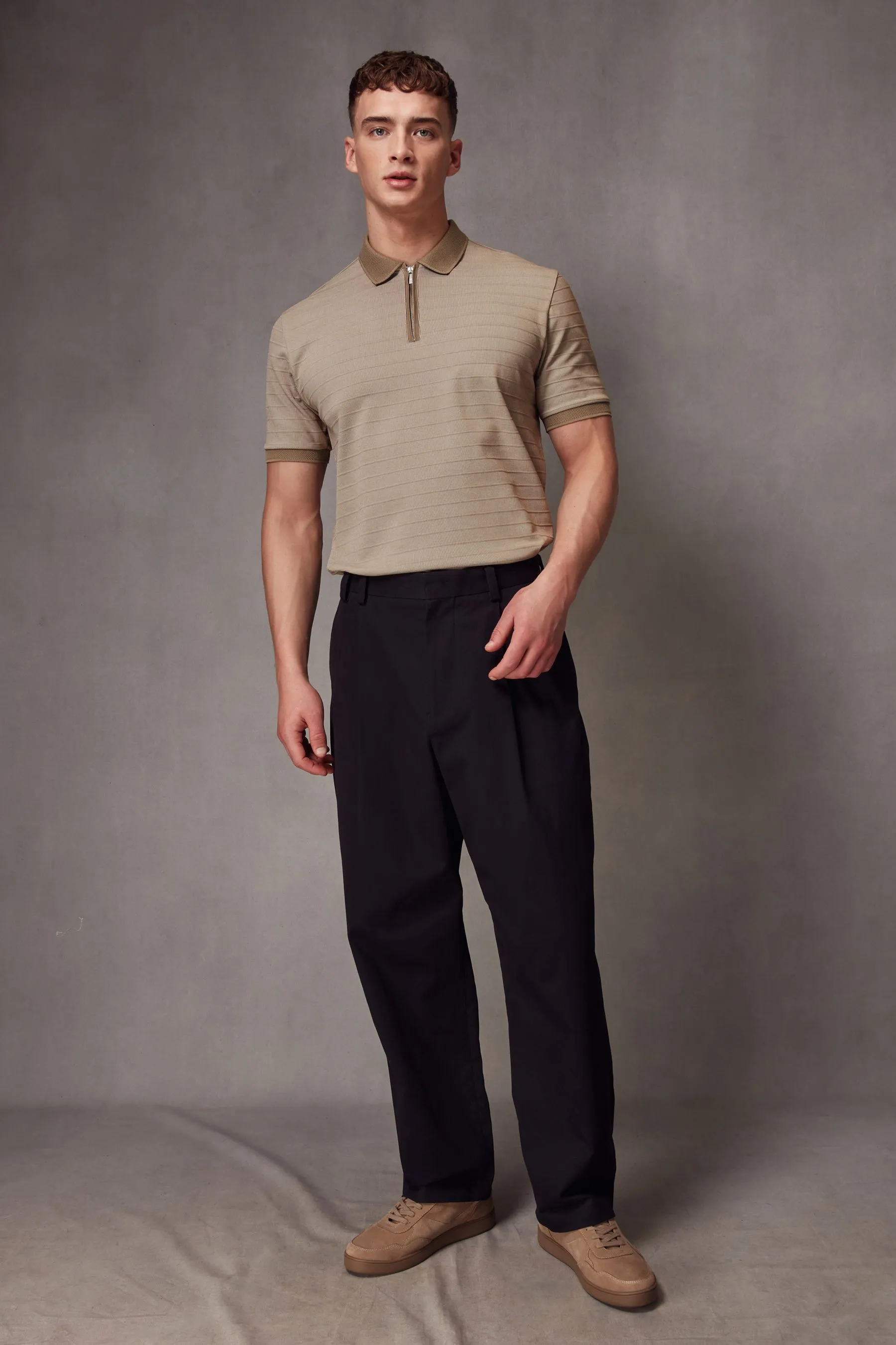 Neutro  - Con zip - Polo elegante
