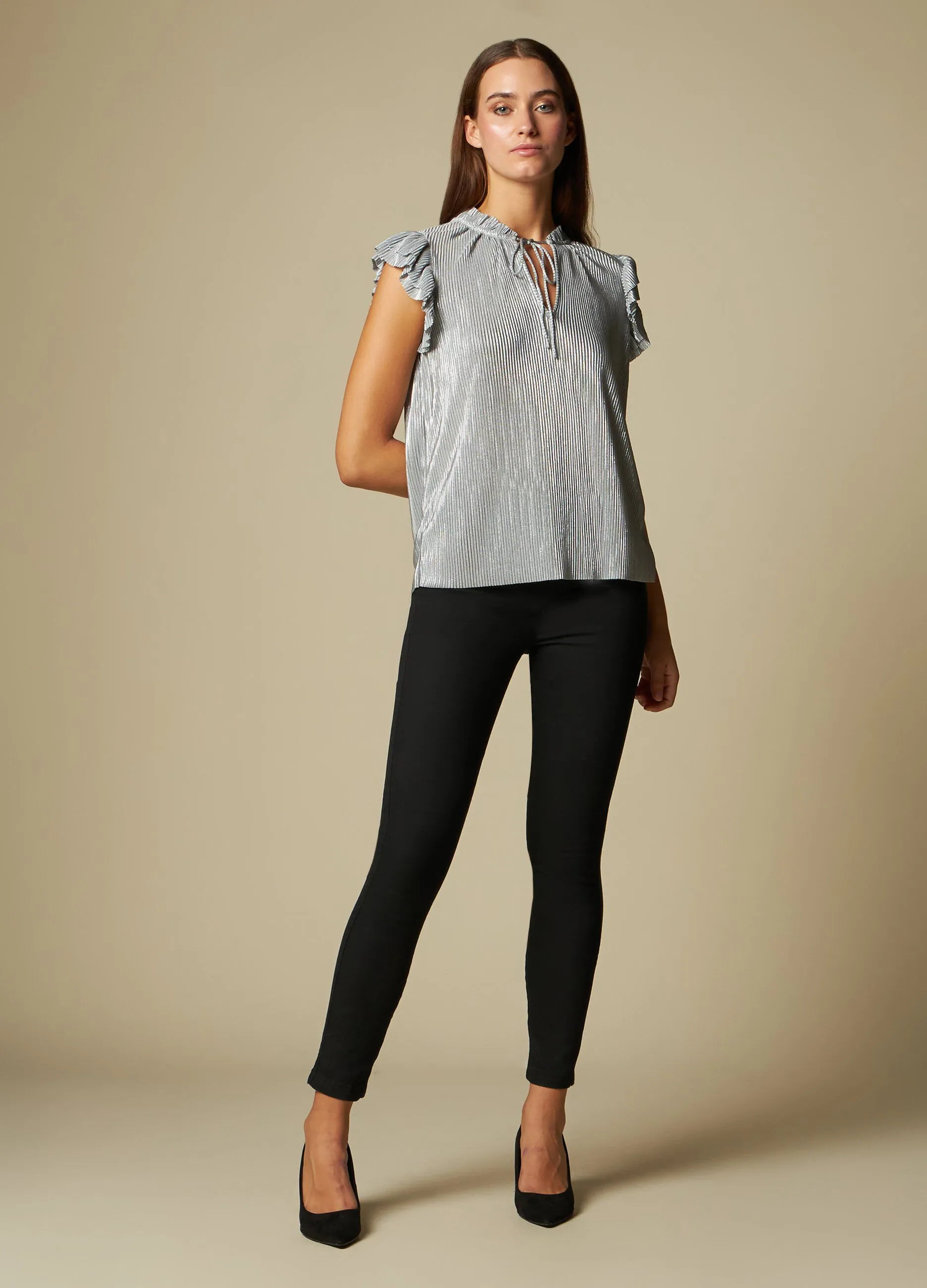 NICE & CHIC  Treggings in cotone stretch donna