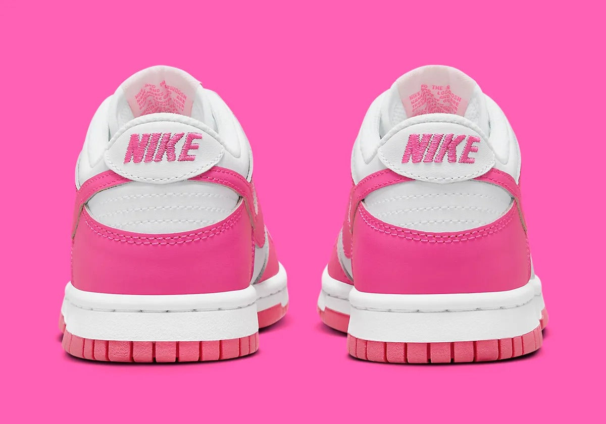 Nike Dunk Low GS White Laser Fuchsia FB9109 102